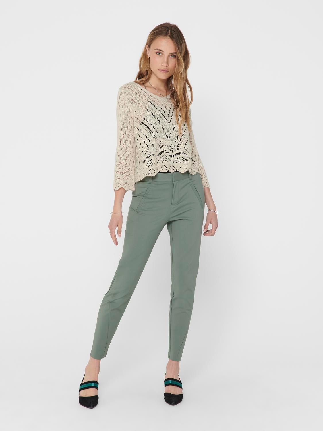 JDY Strickpullover »JDYNEW SUN 3/4 CROPPED PULLOVER KNT NOOS«