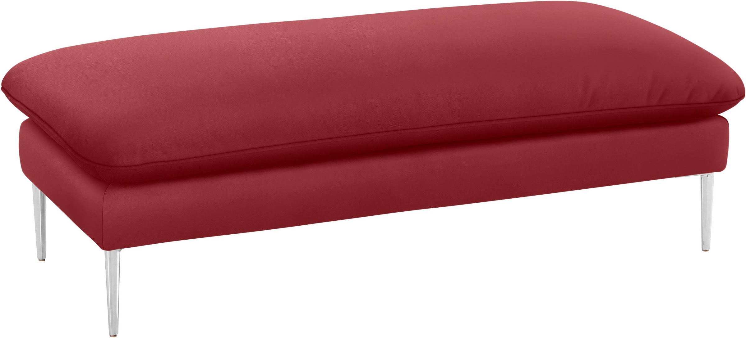 W.SCHILLIG Hocker »enjoy&MORE«, Füße Chrom glänzend, Breite 151 cm