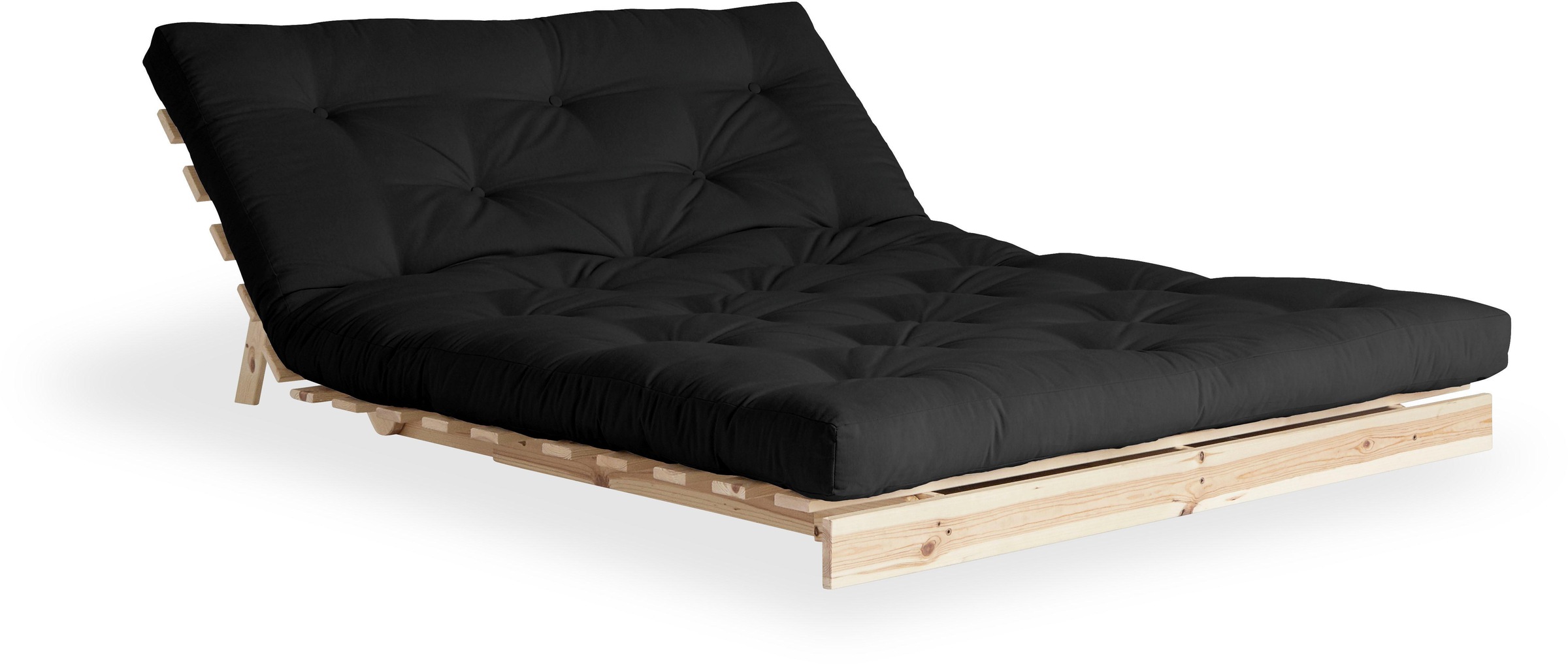 Karup Design Daybett »Daybett Roots Schlafsofa – Gästebett & Sofa aus FSC®-Kiefer«, Inkl. Futonmatratze, in mehreren Größen & Farben erhältlich