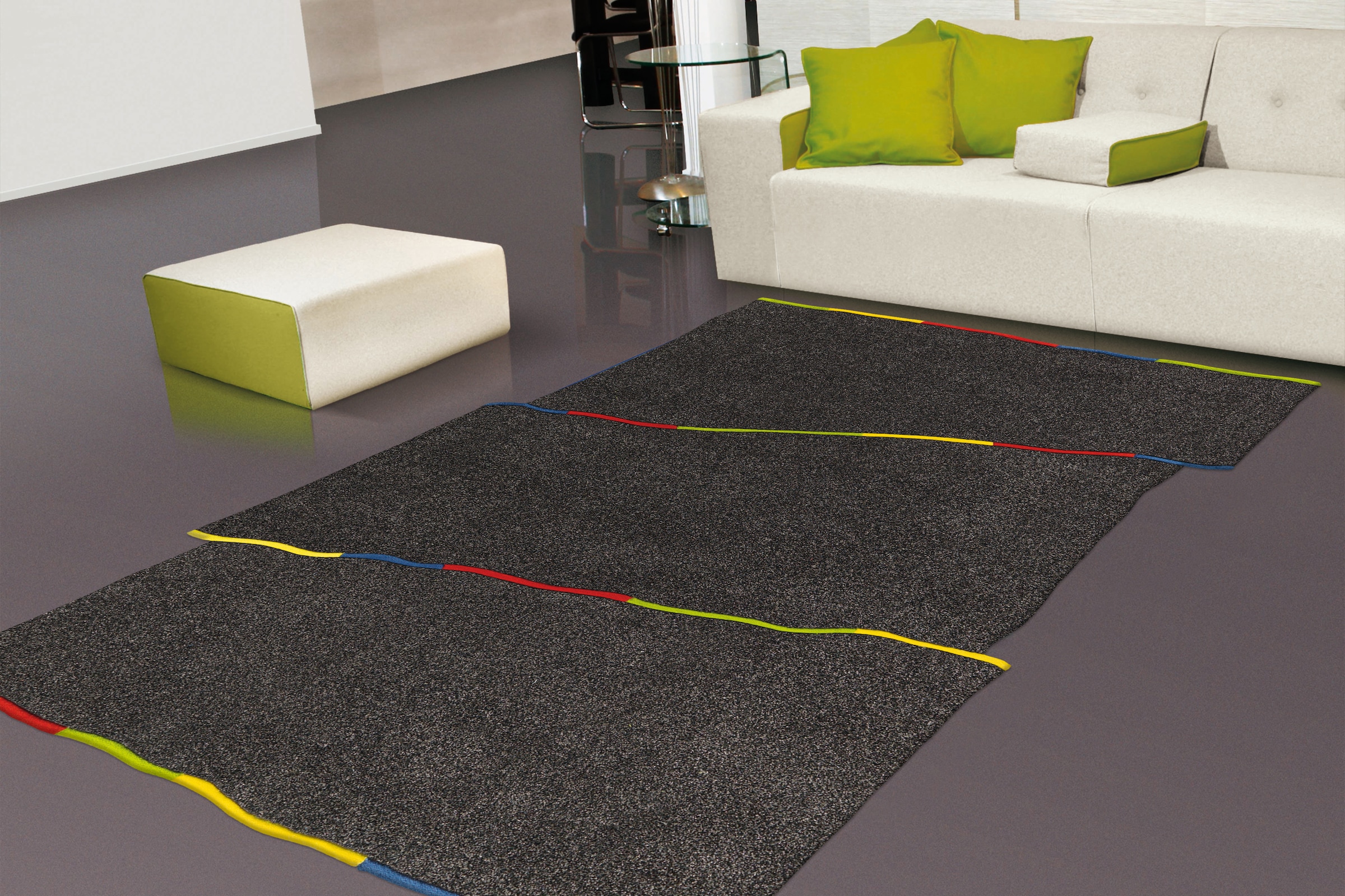 Arte Espina Teppich »Spirit Frisee 3107« rechteckig 23 mm Höhe Besonders strapazierfähig und pflegeleicht