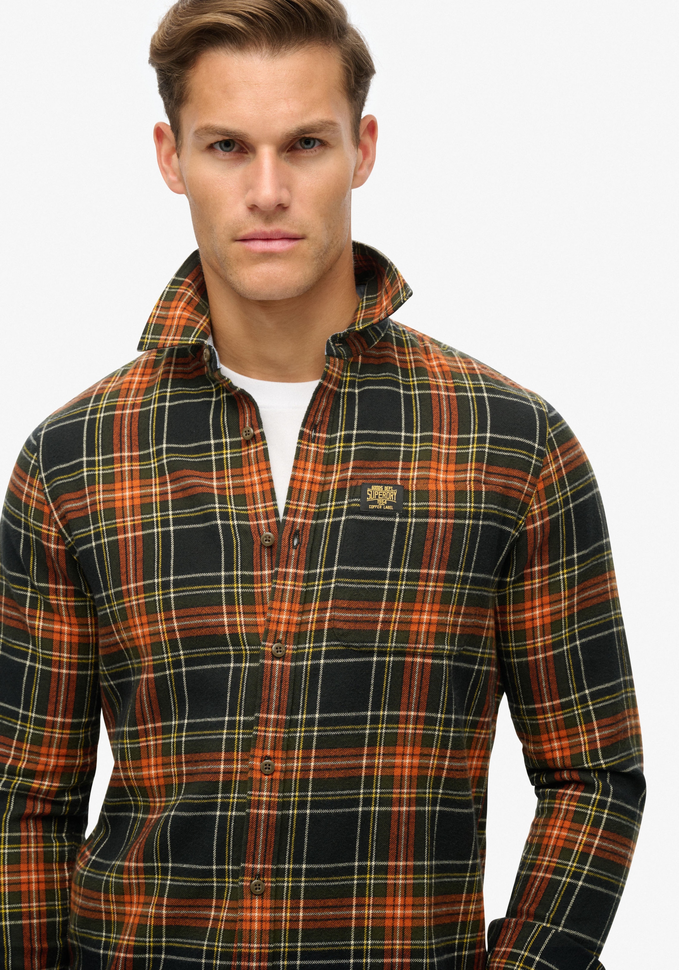 Superdry Langarmhemd »Organic Cotton Lumberjack Check Shirt«