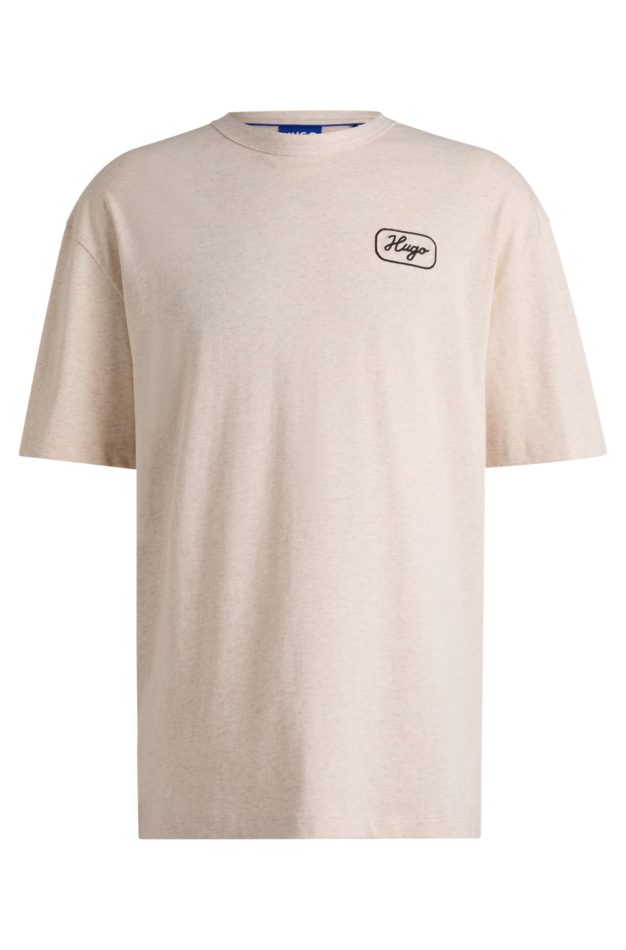 HUGO Blue T-Shirt »Nampie«, mit großem Aufdruck