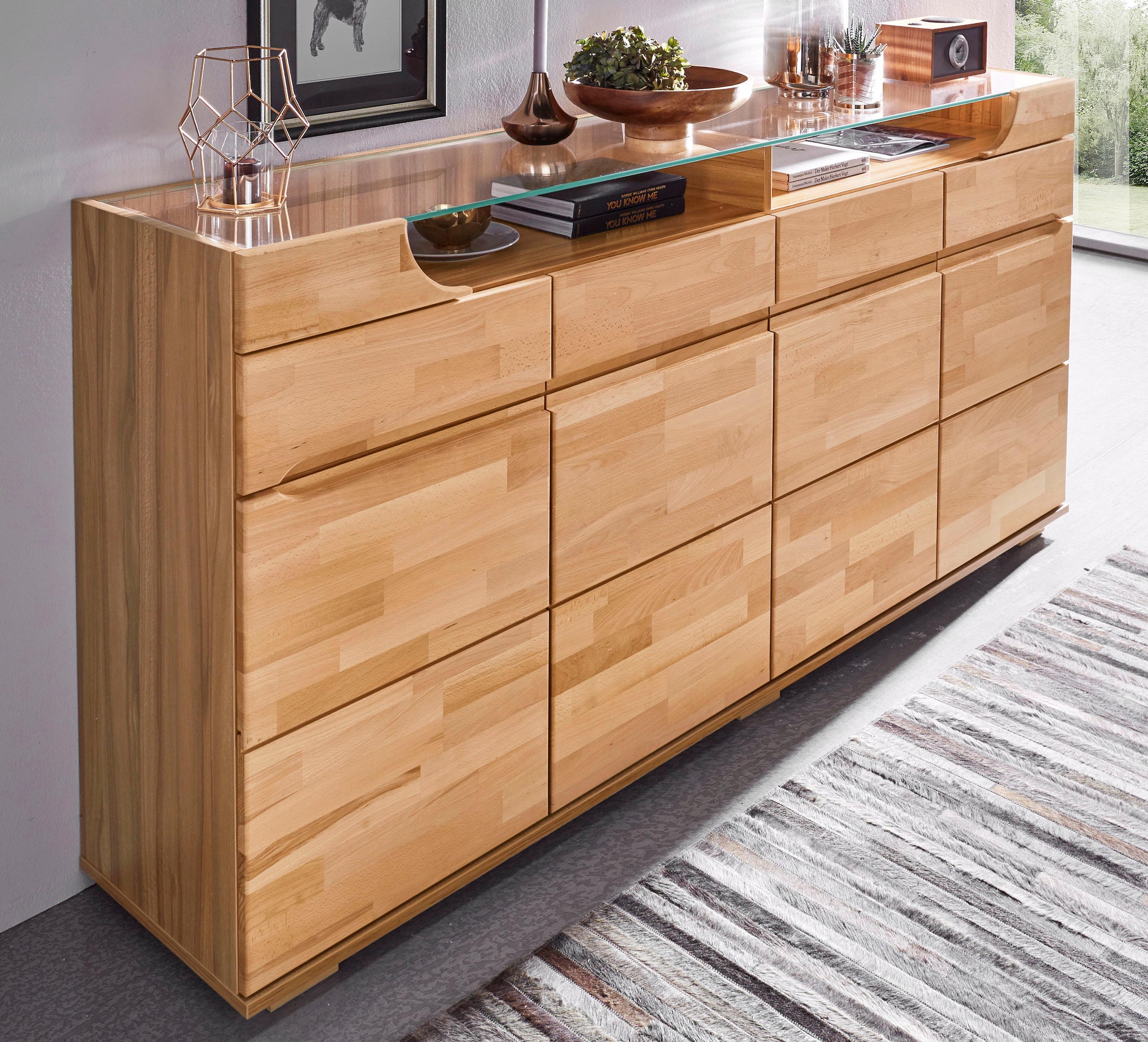 Home affaire Sideboard »Vetro«, Breite 200 cm