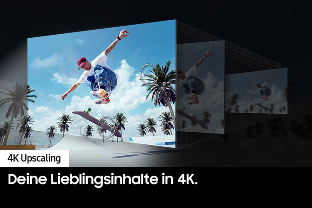 Samsung LED-Fernseher »GU85DU7179U«, 4K Ultra HD, Smart-TV, Crystal UHD, Q-Symphony, Dolby Surround Sound, Triple Tuner, Smart-Hub