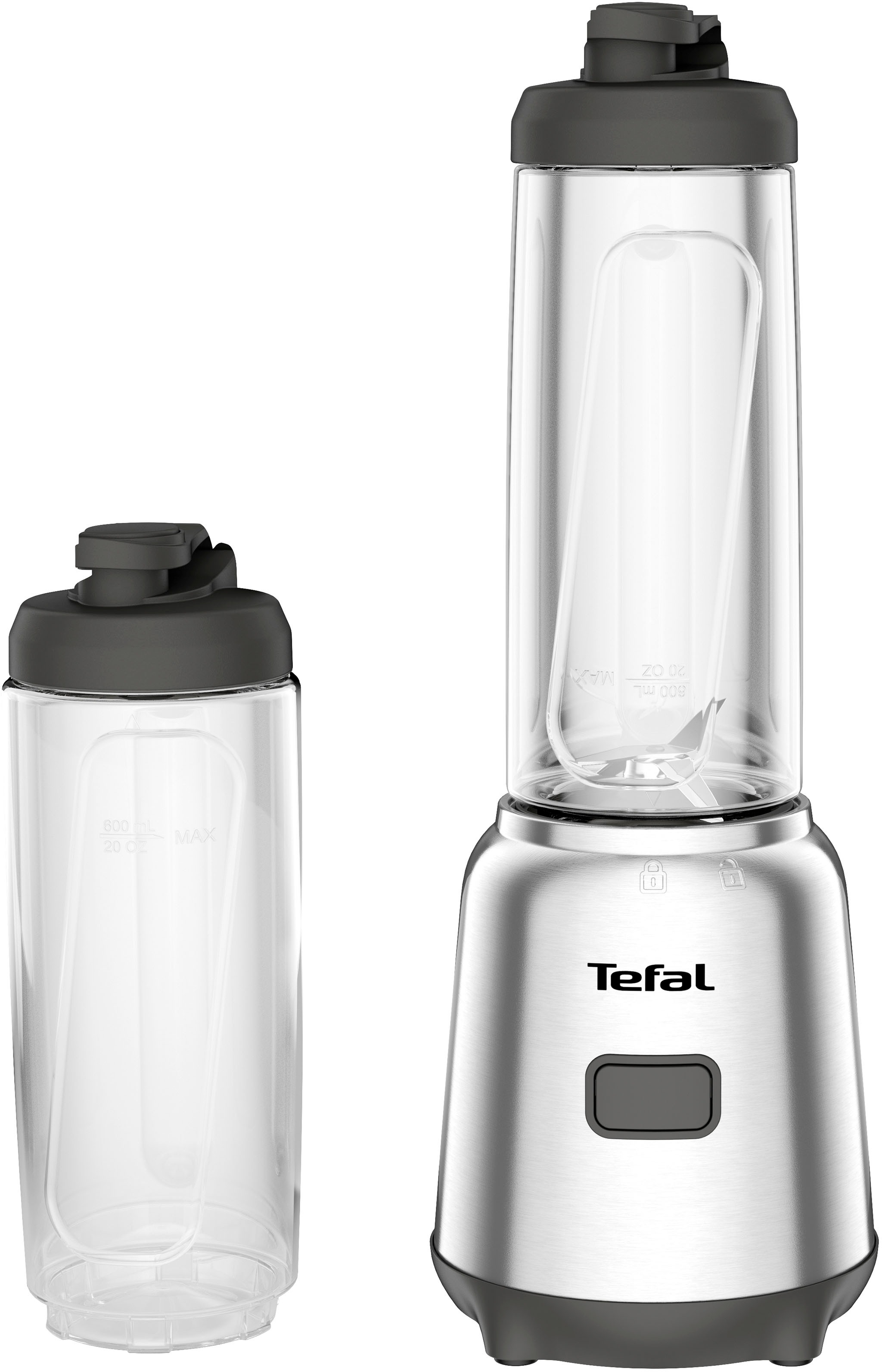 Tefal Mix&Move BL15FD 0,6 l Tischplatten-Mixer 300 W Edelstahl