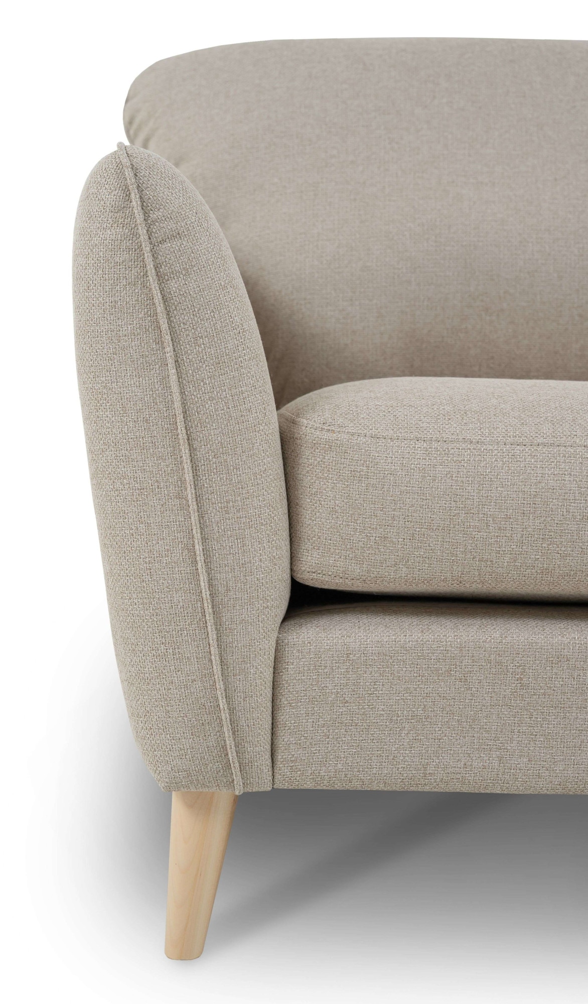 Home affaire 2-Sitzer »MARSEILLE Sofa 170 cm«, Massivholzbeine Eiche, Landhausstil, Wellenunterfederung