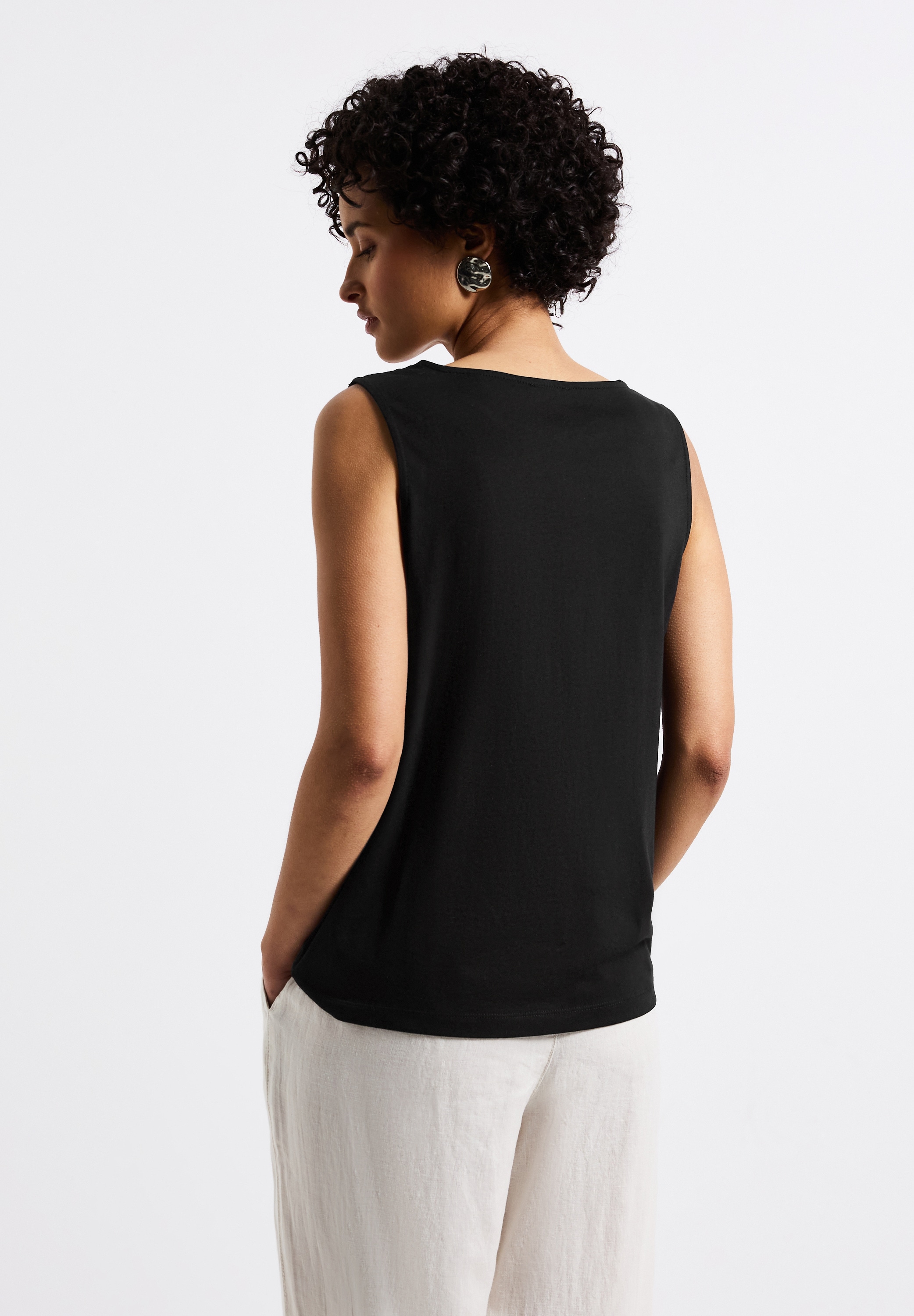 STREET ONE Shirttop, mit Zierstickerei