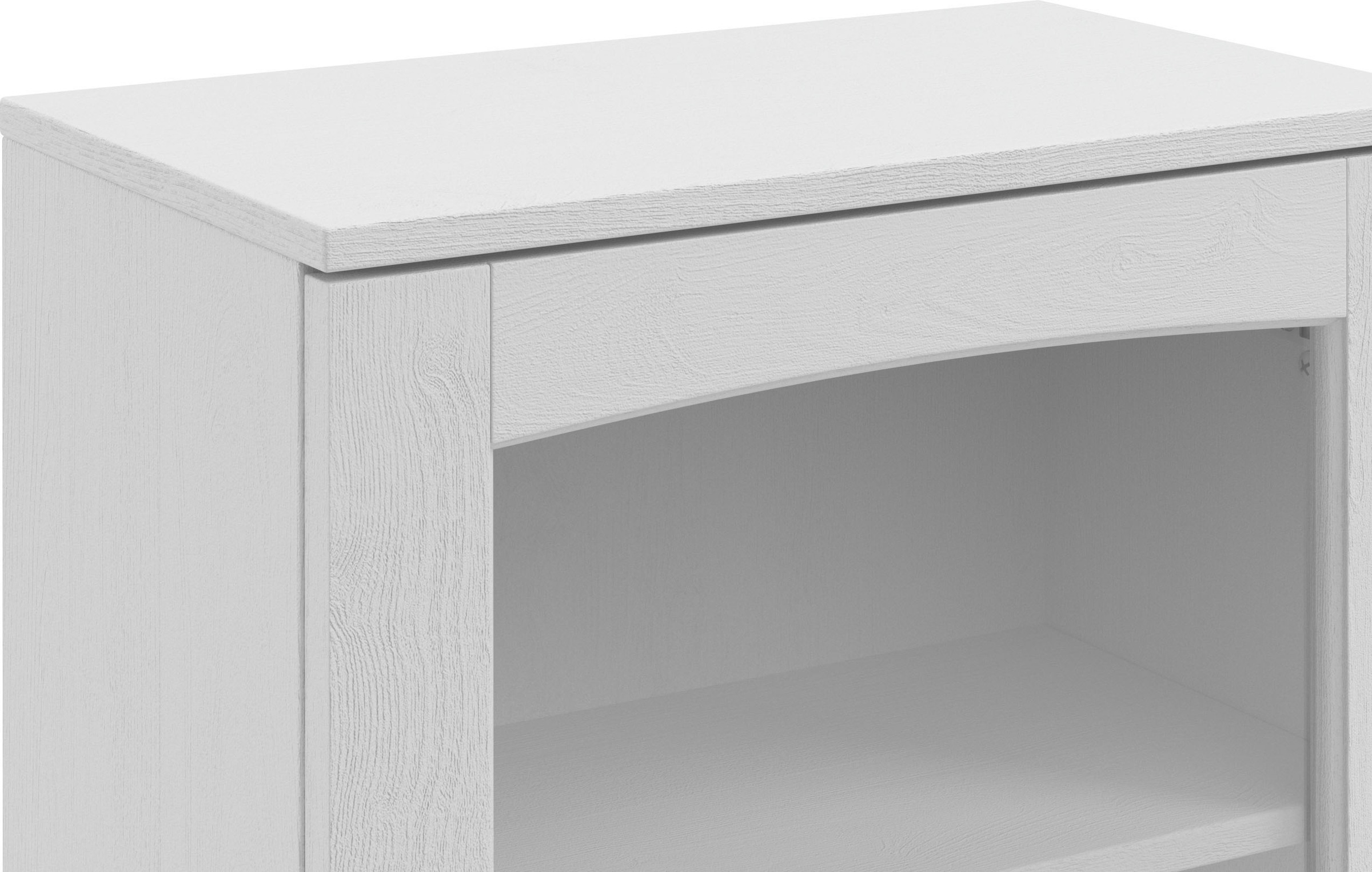 KOCHSTATION Hängeschrank »KS-Osby«, (1 St.), Kiefer massiv, Breite 50 cm, Tür mit Glaseinsatz