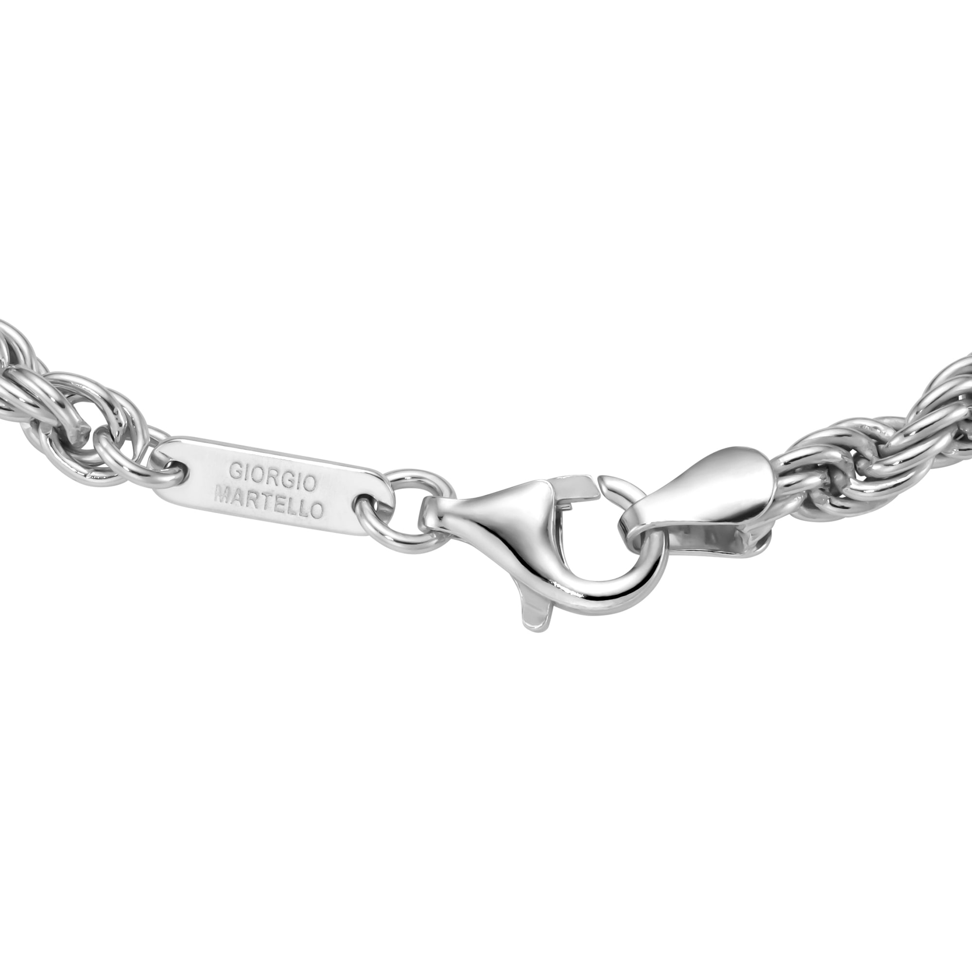 GIORGIO MARTELLO MILANO Armband »Armband Kordelkette massiv, Silber 925«