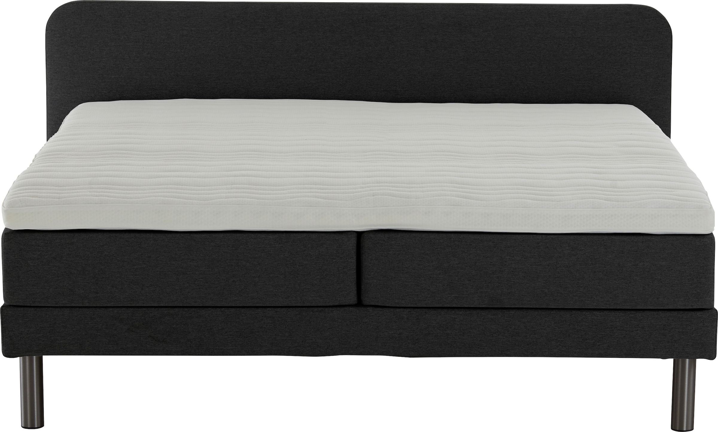 ATLANTIC home collection Boxspringbett »Carola« mit 7-Zonen-Taschen-Federkernmatratze und Komfortschaum-Topper