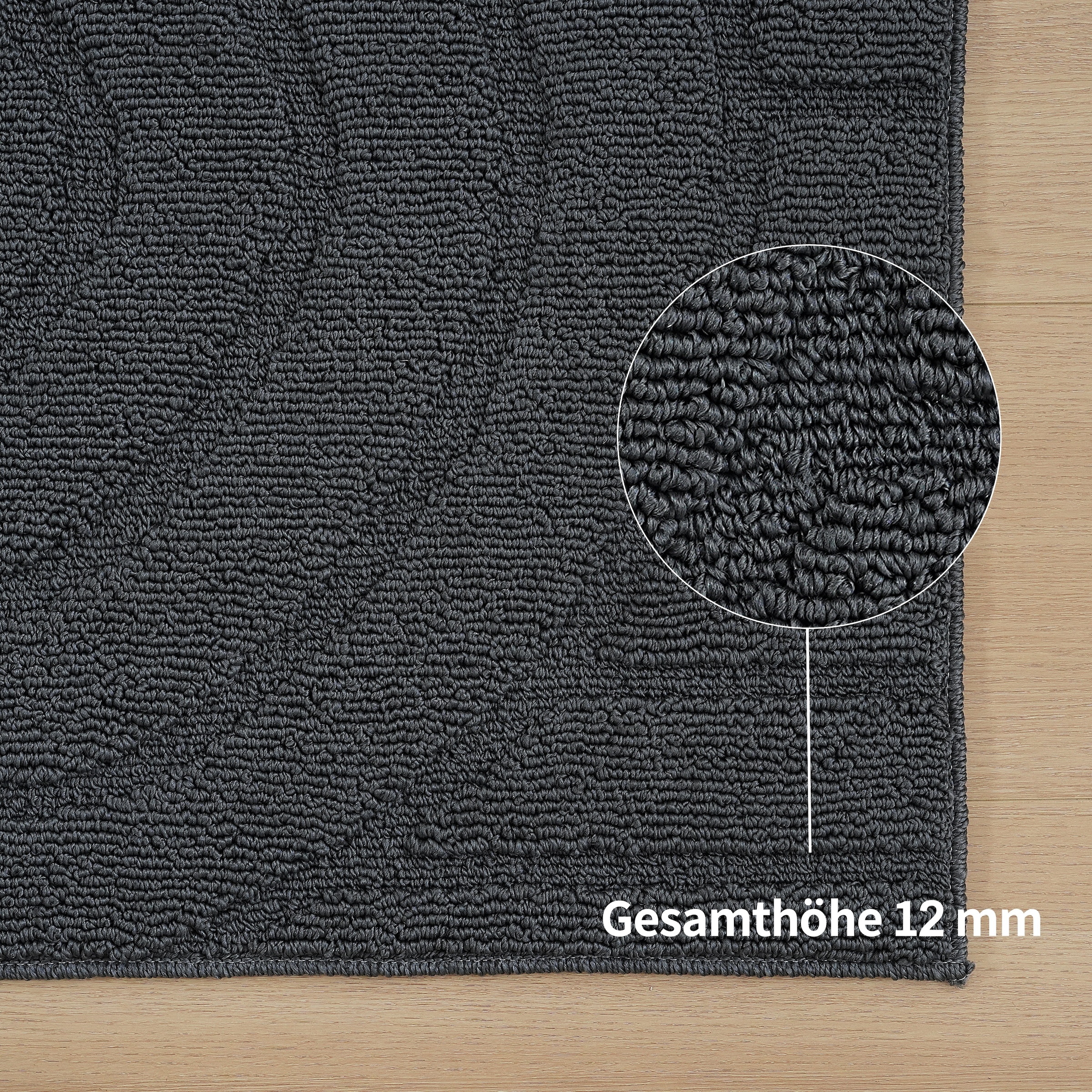 OTTO home »Neele, Boho-Design, Hoch-Tief, waschbar« rechteckig 12 mm Höhe 3D Optik, Skandinavisch, Designteppich, Wohnzimmer, Schlafzimmer