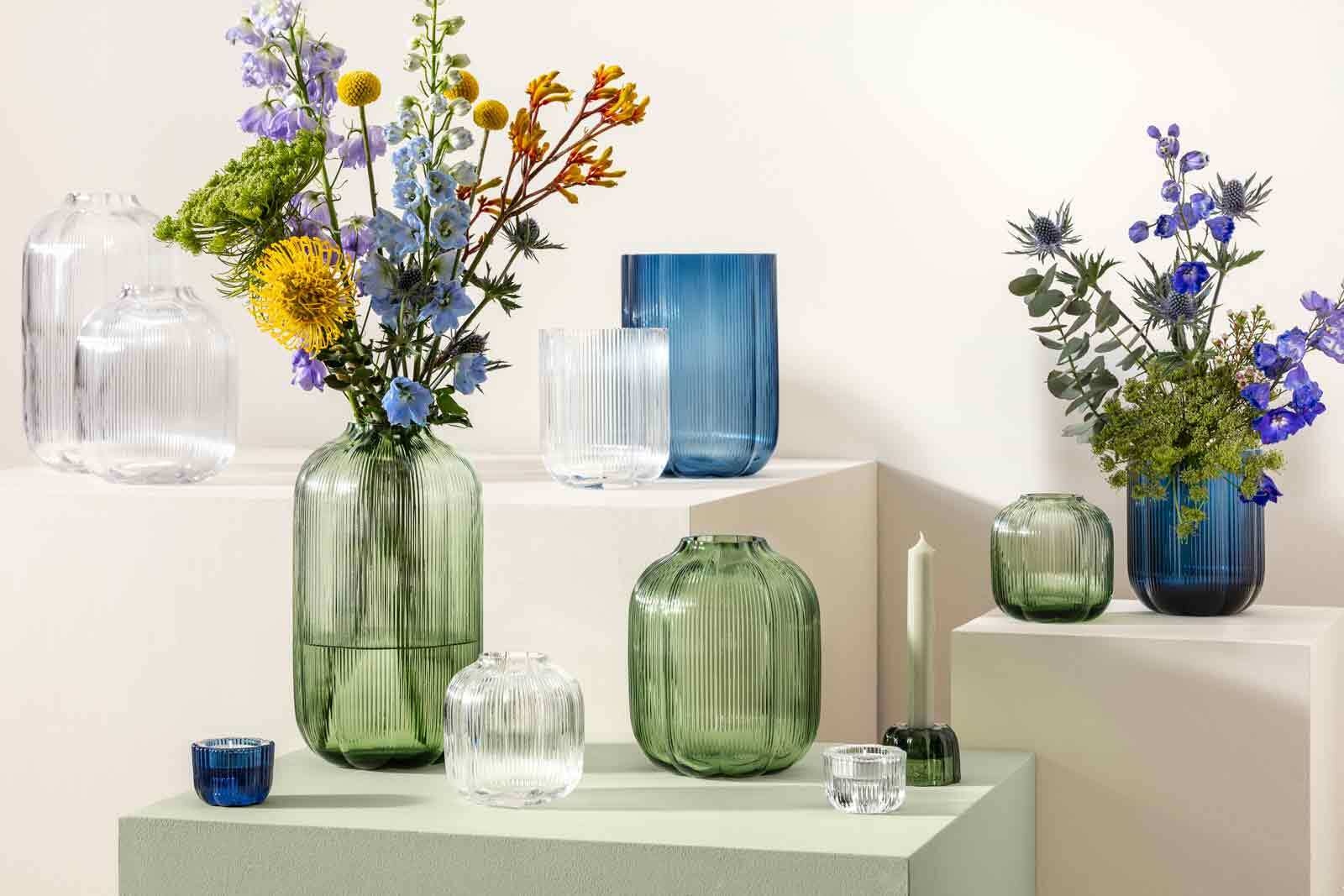 Villeroy & Boch Dekovase »Vase Fleur 22,5 cm blau«