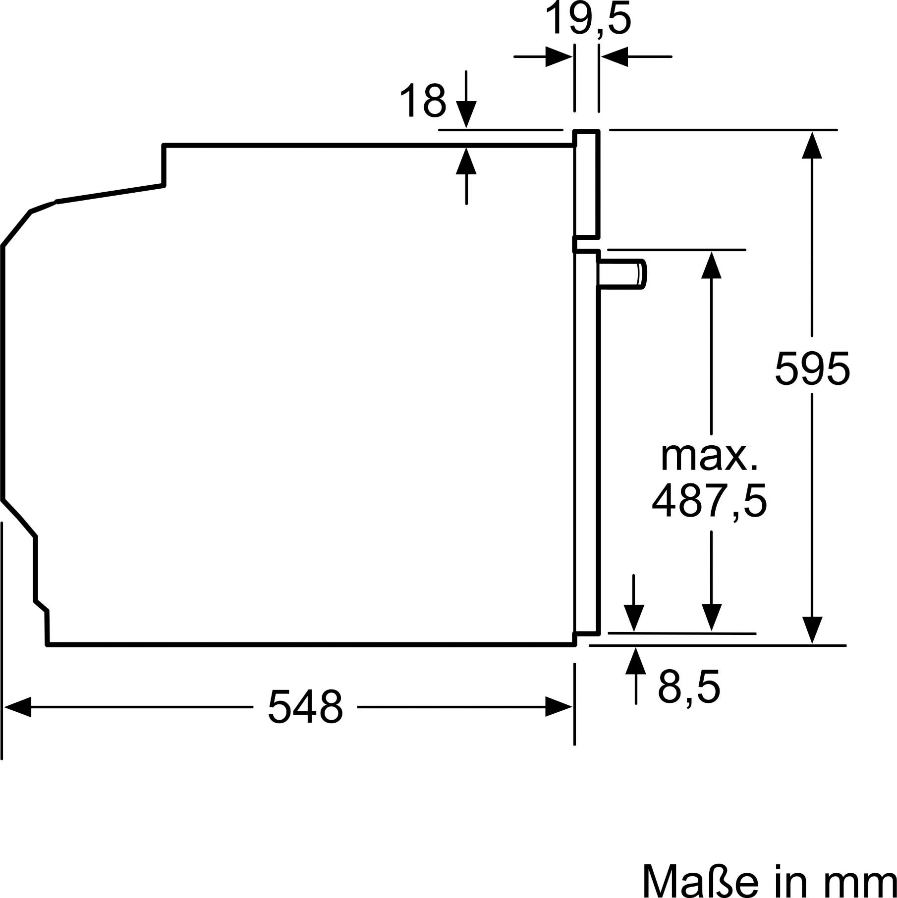 NEFF Backofen N 30 »B2CCJ7HK0«, mit Teleskopauszug mit Stoppfunktion, Pyrolyse-Selbstreinigung