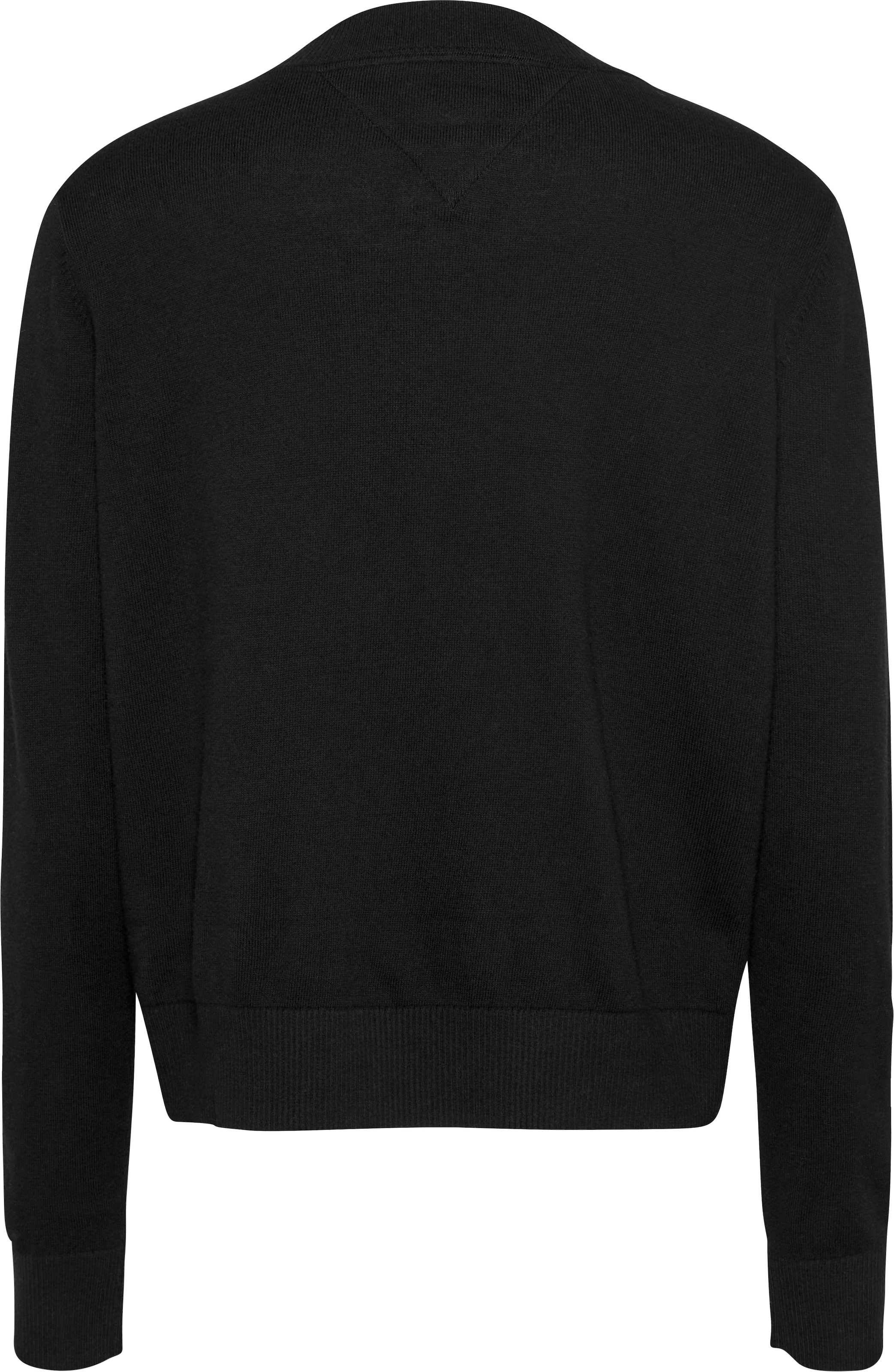 Tommy Jeans Strickpullover »TJW ESSENTIAL VNECK SWEATER EXT«, mit Logostickerei