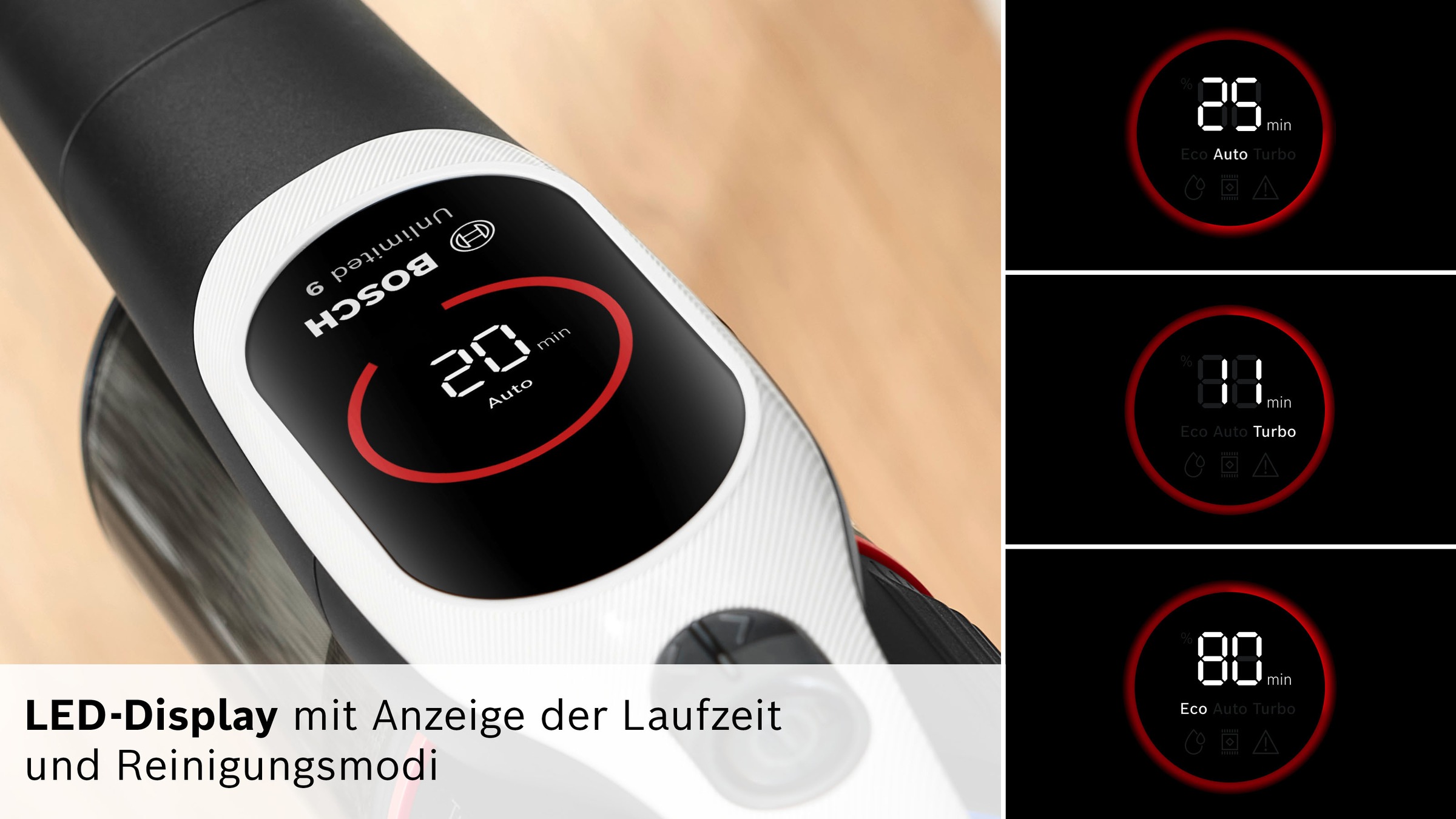 BOSCH Akku-Stielstaubsauger »BTS942WQC« LED-Licht, HEPA-Filtersystem, Schnellladegerät, 2 Akkus, weiß