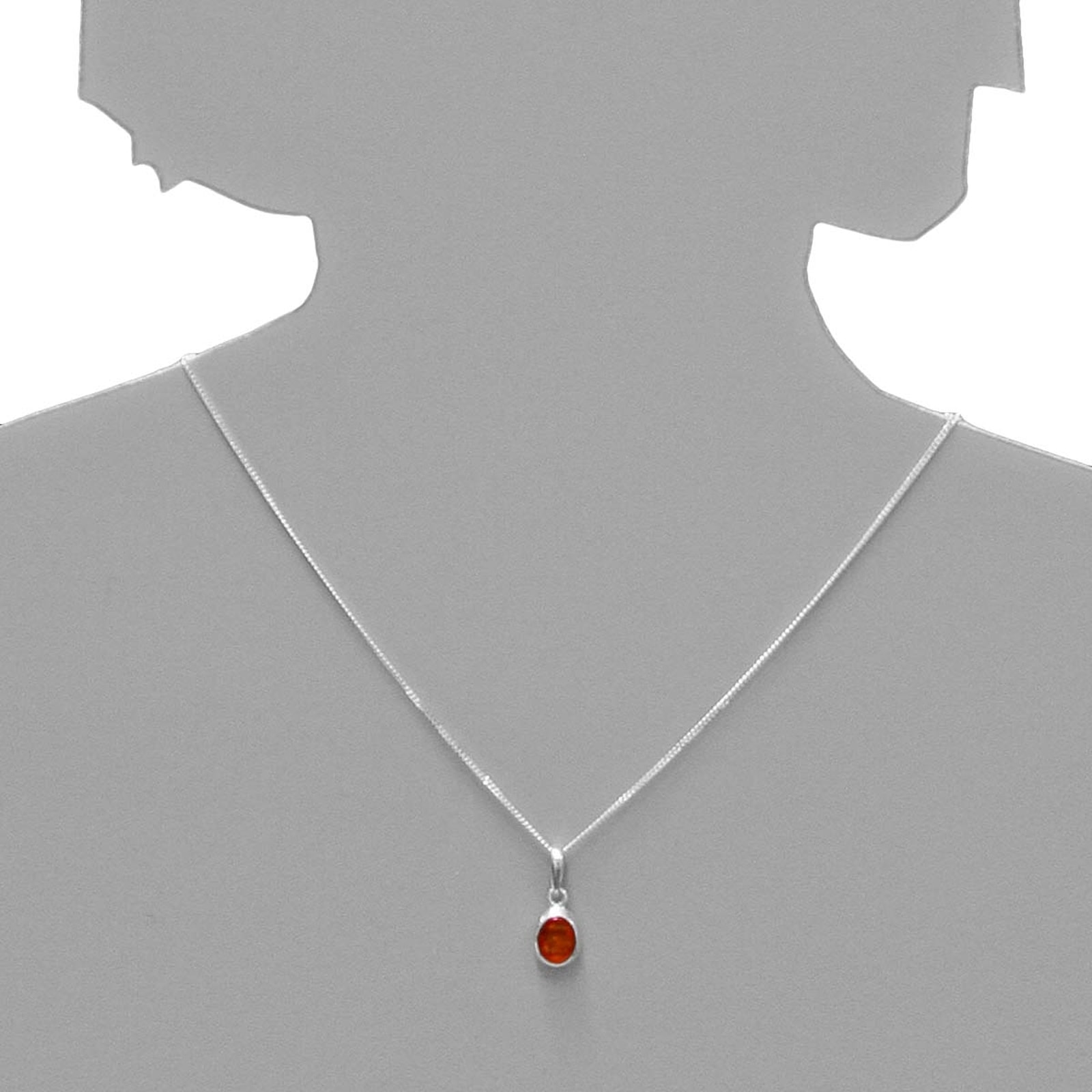 OSTSEE-SCHMUCK Kettenanhänger »- Olivia - Silber 925/000 - Bernstein«