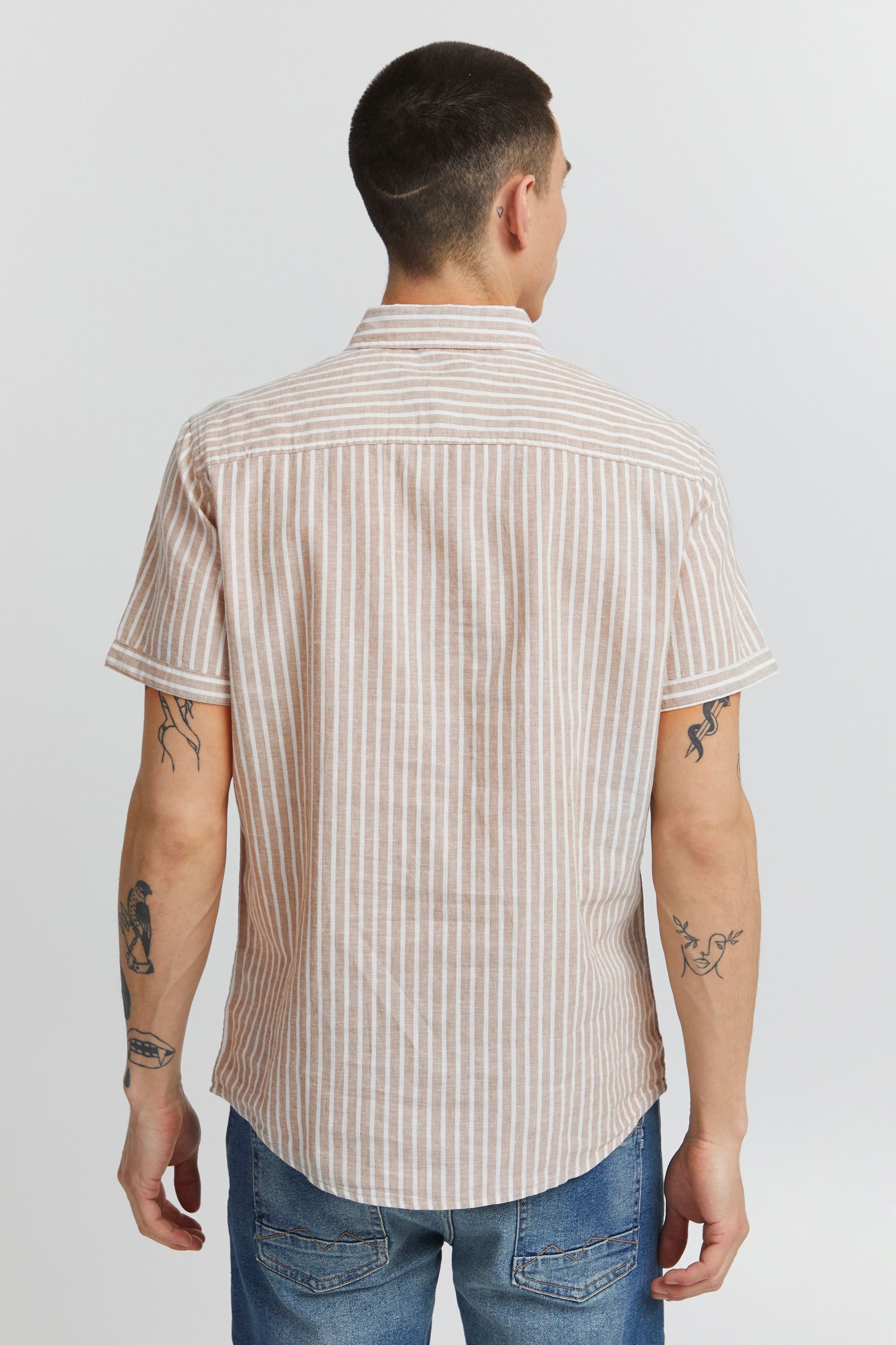 Indicode Kurzarmshirt »Kurzarmhemd IDHank«
