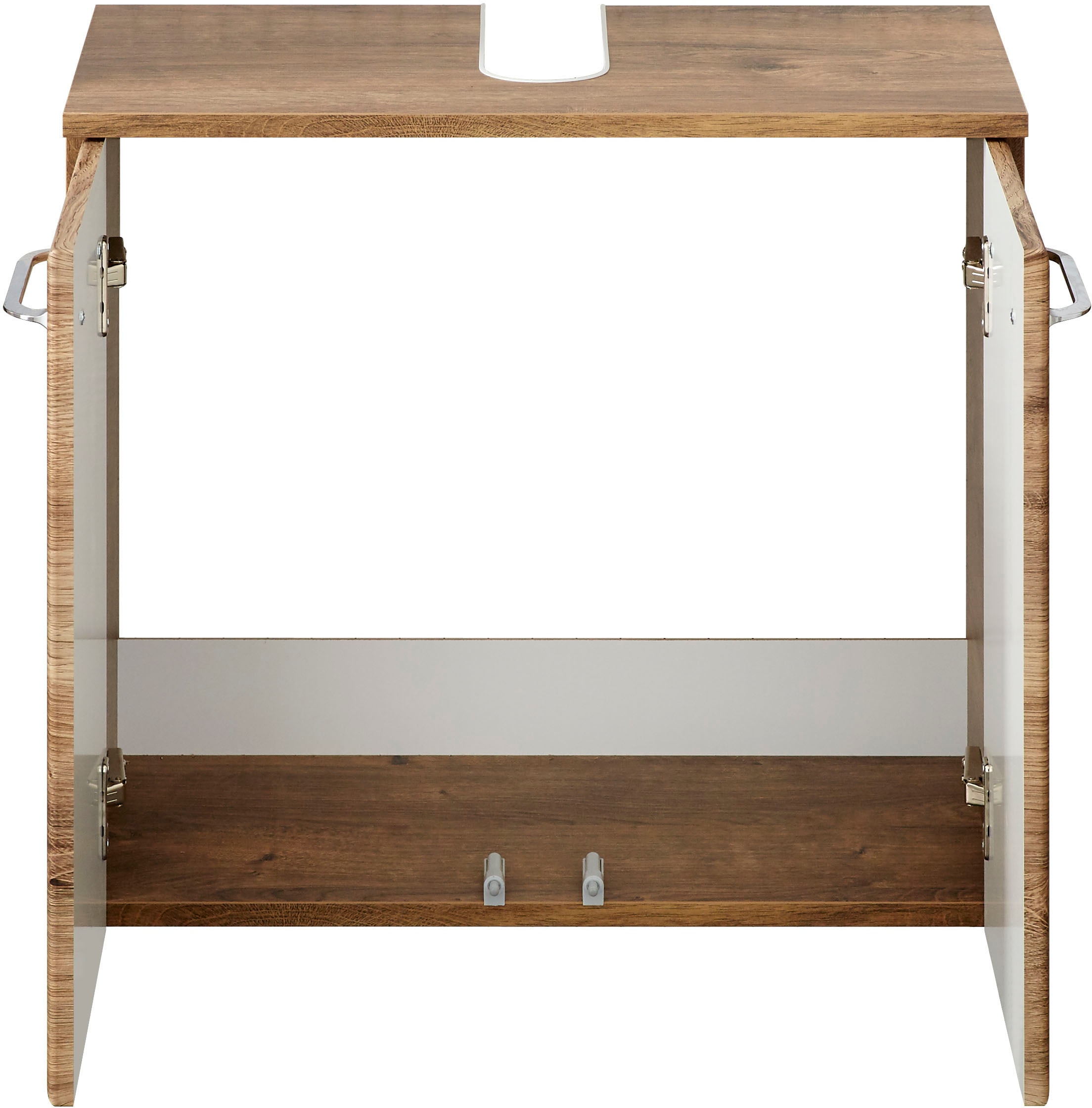 Saphir Badmöbel-Set »Quickset 943 4-teilig, Glaswaschtisch und LED-Spiegelschrank« Set, 4 Stk. tlg.