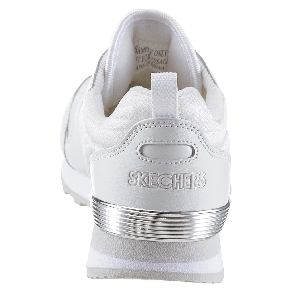 Skechers Sneaker »Gold´n Gurl«, mit Metallic-Details, Freizeitschuh, Halbschuh, Schnürschuh