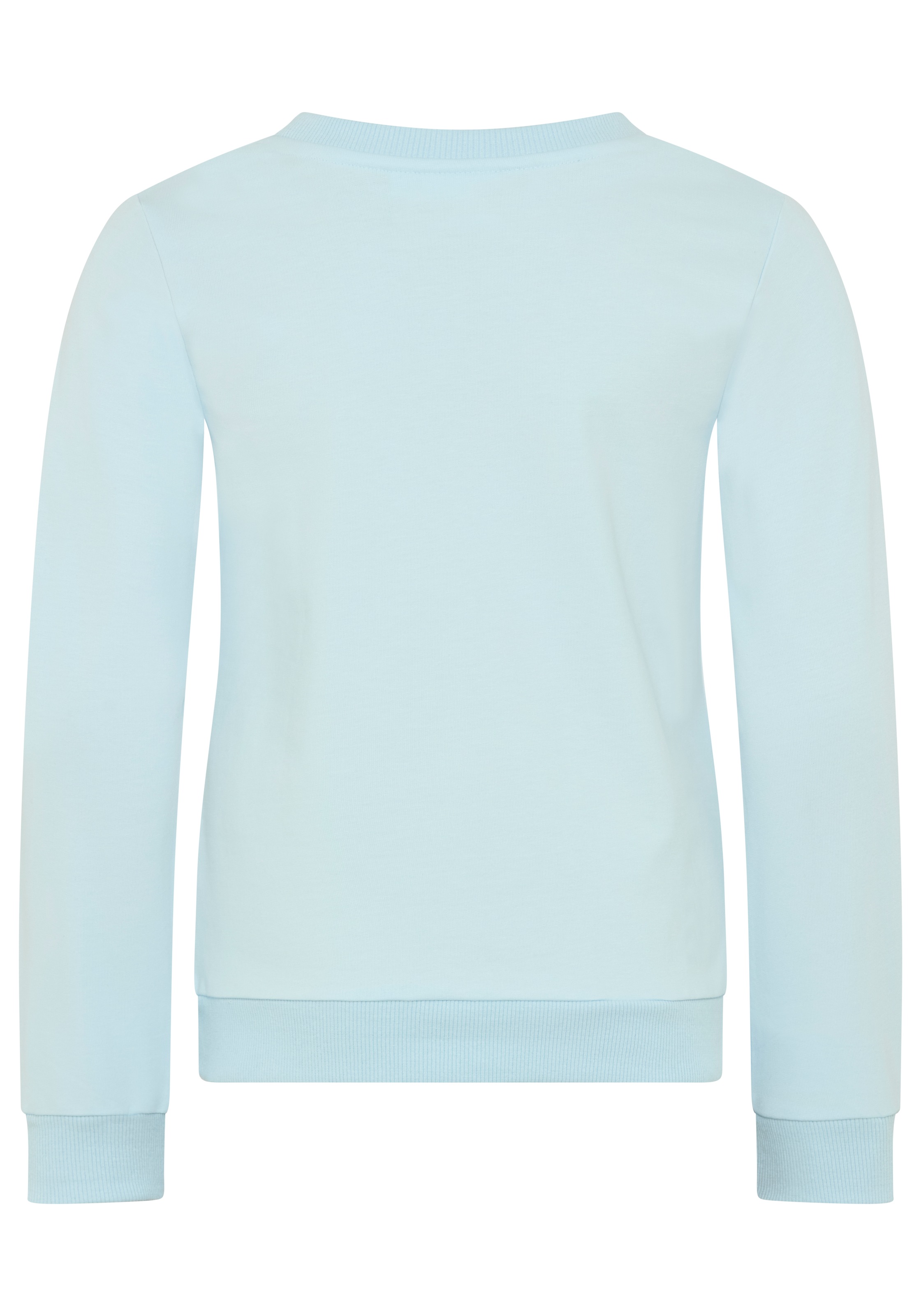 KIDSWORLD Sweatshirt »FROZEN Glitzerdruck Sweatshirt, Disney«, mit Rundhalsausschnitt, Langarm, hüftlange Basic-Passform

