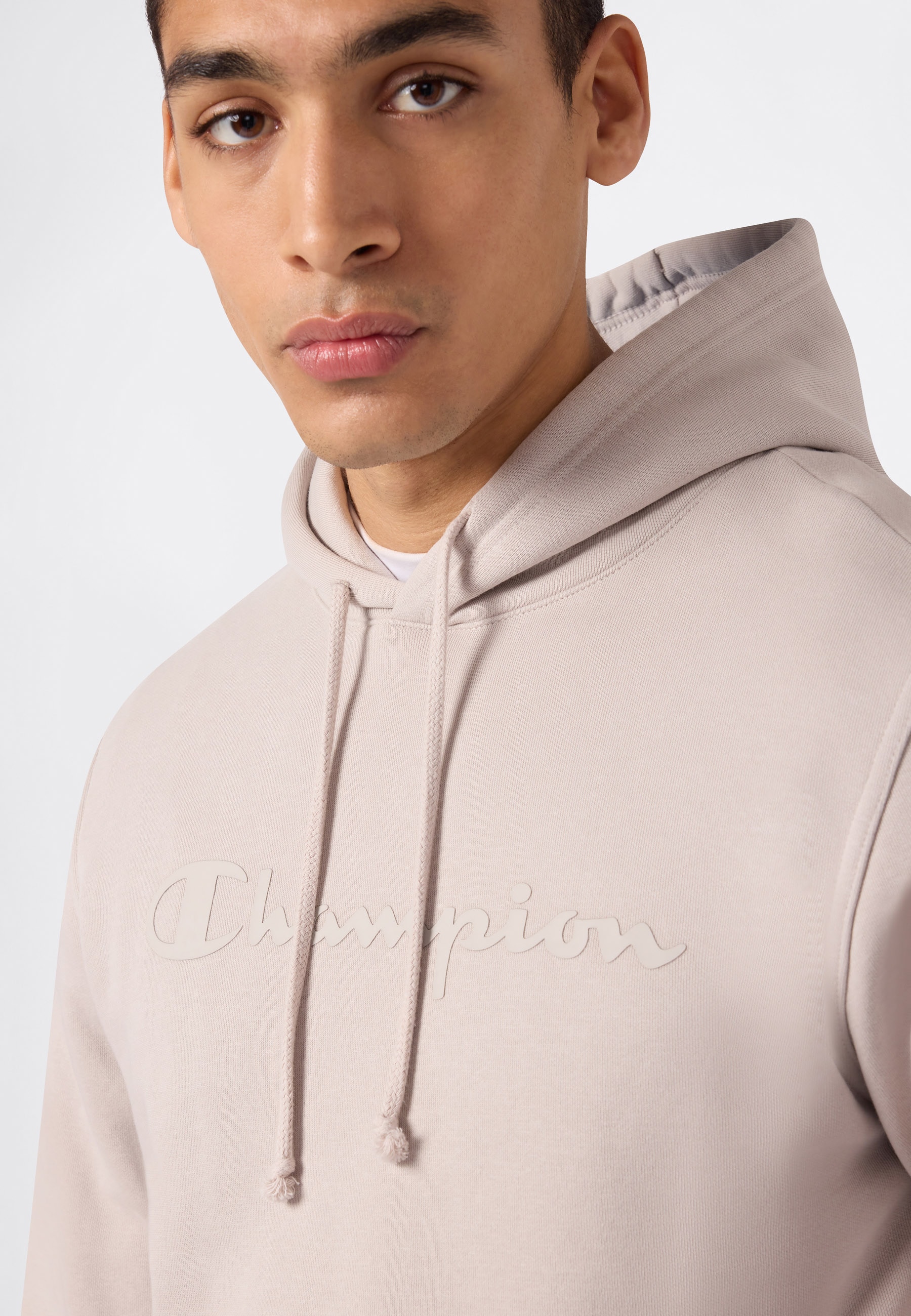 Champion Kapuzensweatshirt »SPORTWEAR HOODIE Standard Fit«, Langarm-Ausführung, aus Baumwolle und Polyester, Standard Fit
