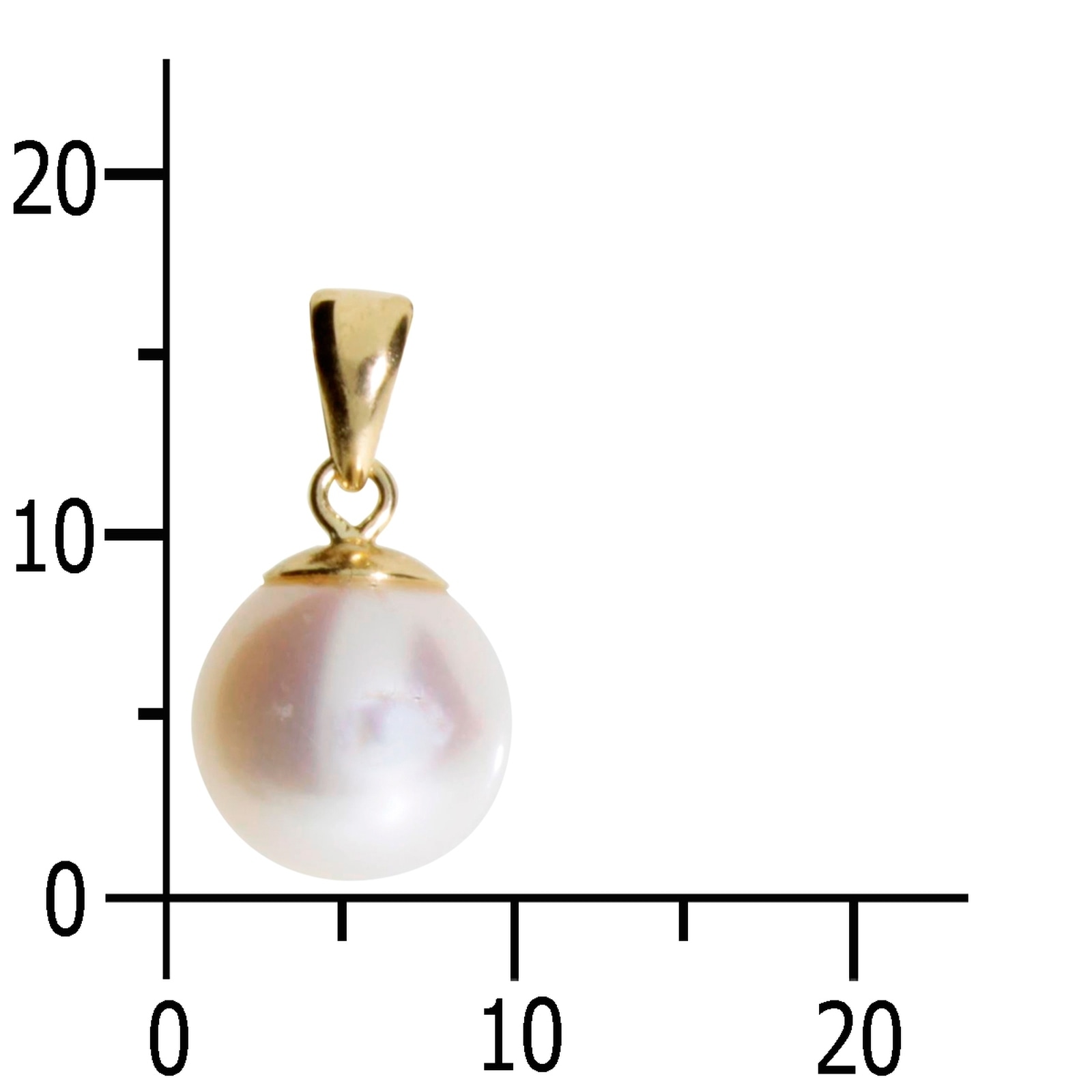 OSTSEE-SCHMUCK Kettenanhänger »- Ingrid 8 - Gold 585/000 - Zuchtperle«