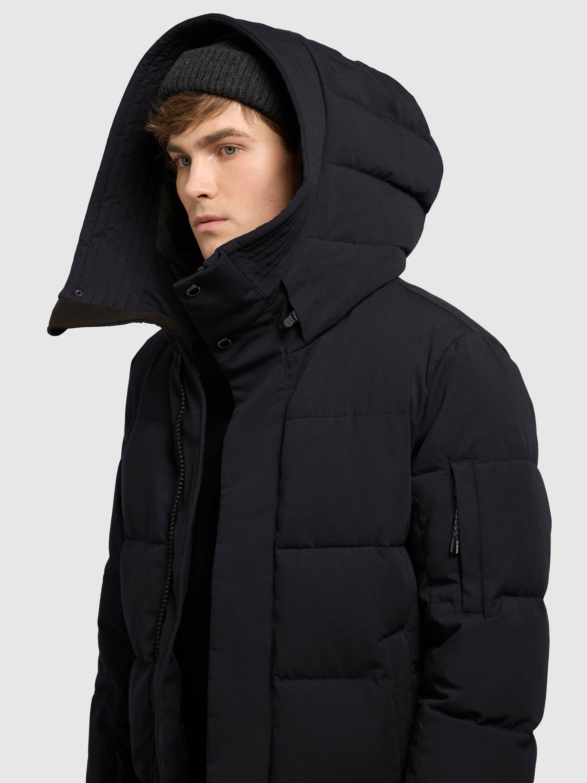 khujo Steppjacke »BARD«, mit Kapuze