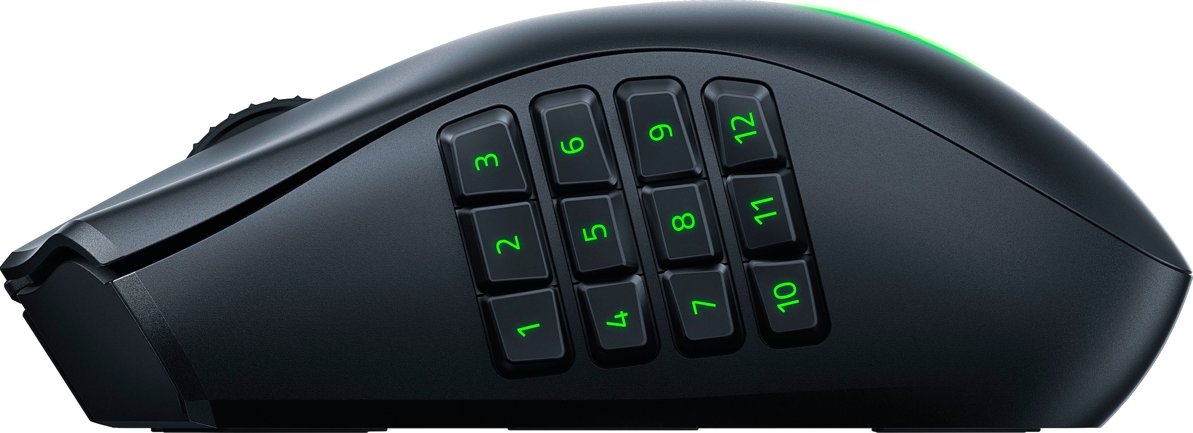 RAZER Gaming-Maus »Naga V2 Pro«, Bluetooth-RF Wireless-kabelgebunden