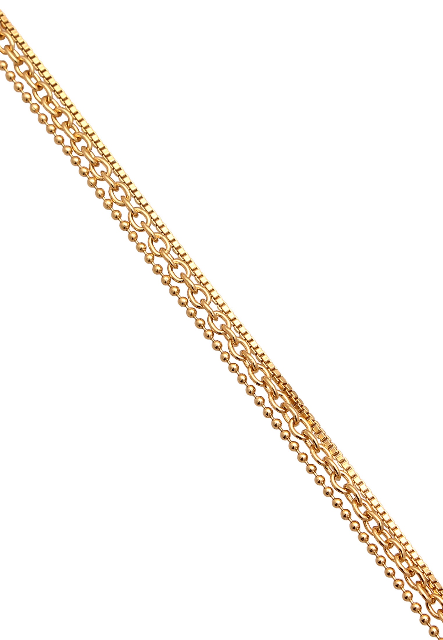 Elli Armkette »Armband Layer Lagenlook 925 Sterling Silber«