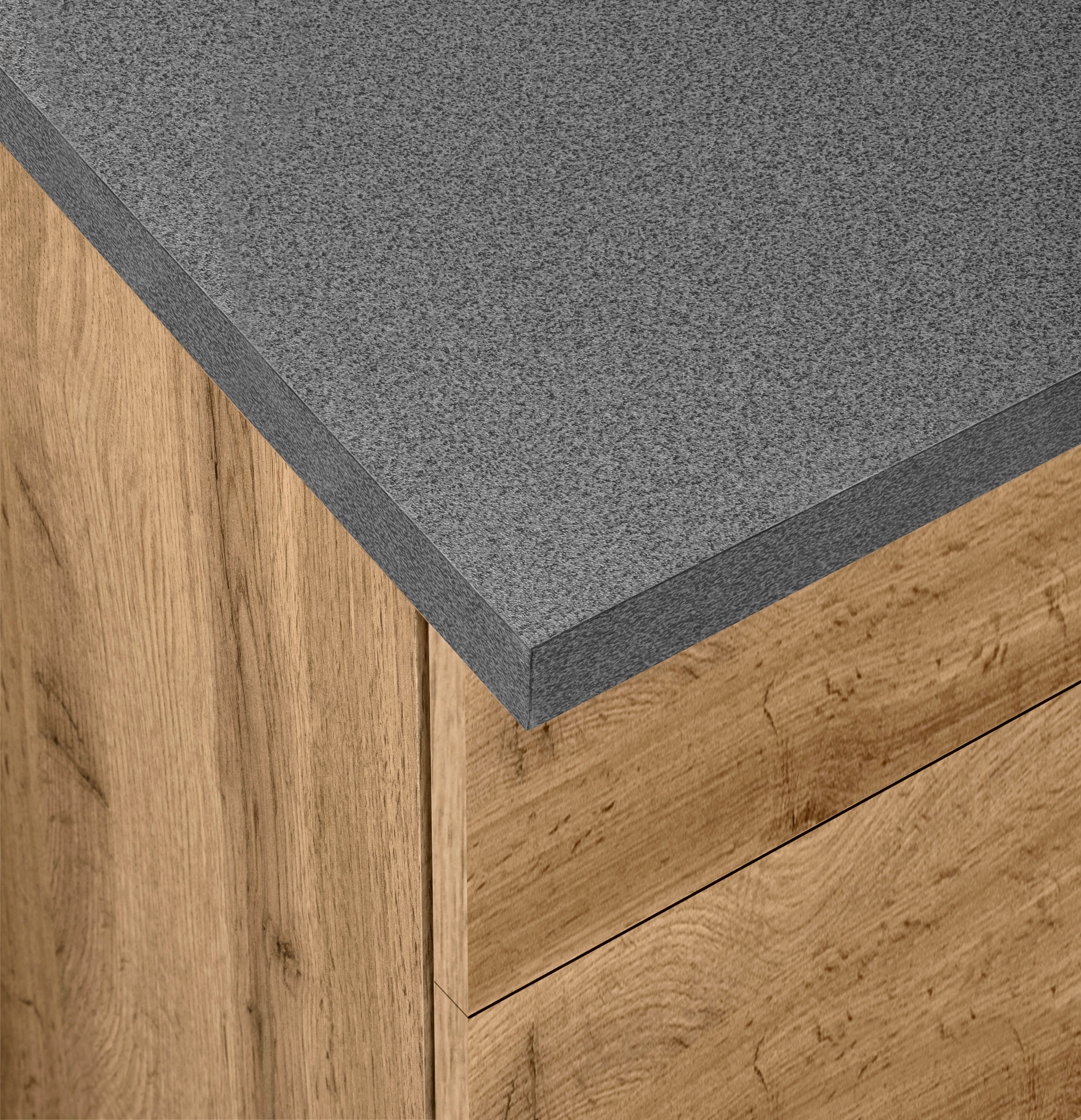 KOCHSTATION Küchenzeile »KS-Colmar« mit E-Geräten, Breite 330 cm