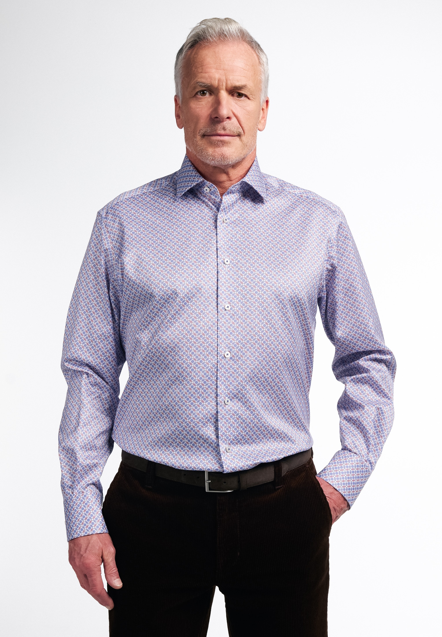 Eterna Langarmhemd »COMFORT FIT« NON IRON (bügelfrei)