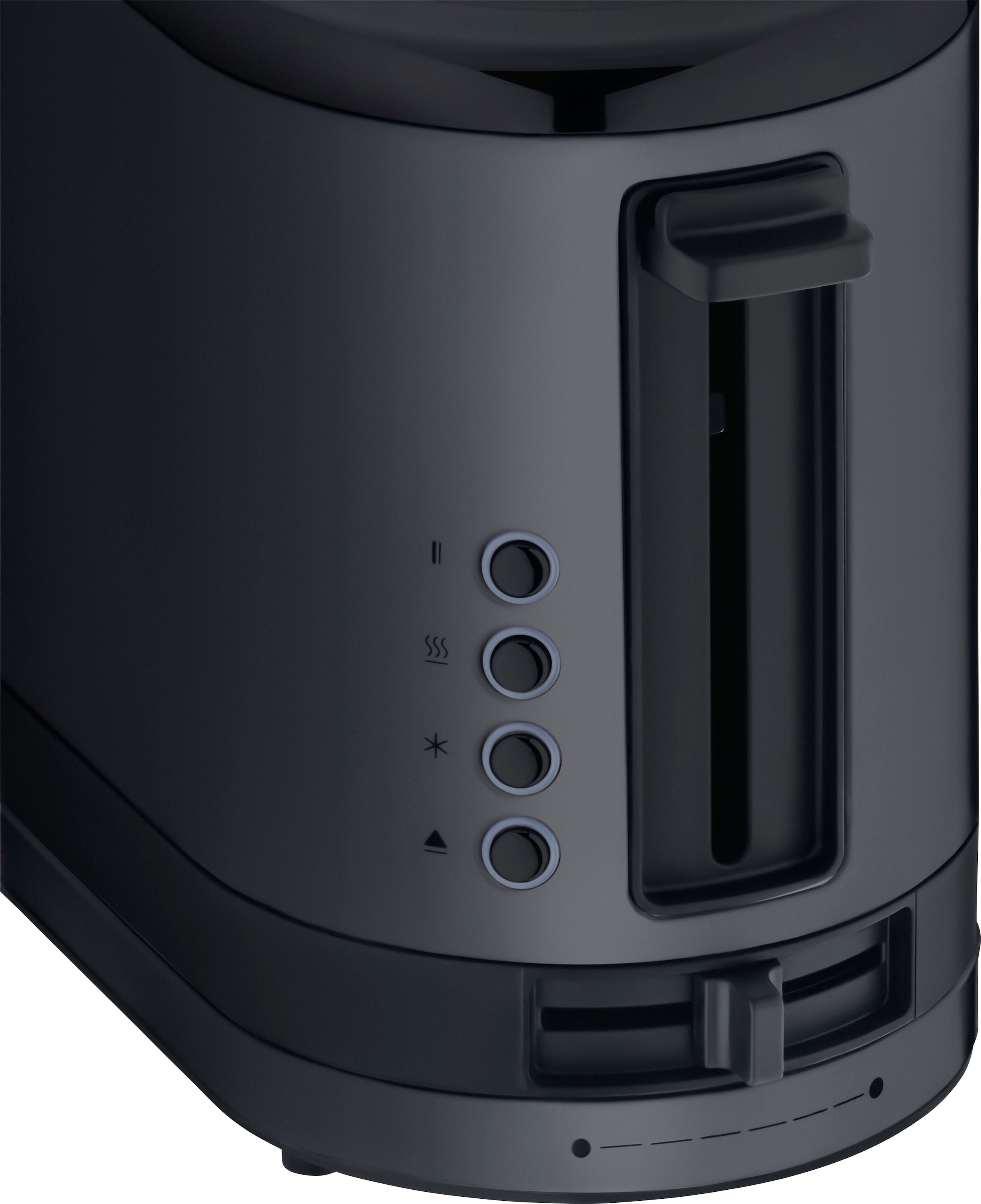 WMF Toaster »KÜCHENminis Deep Black«, 1 langer Schlitz, 980 W