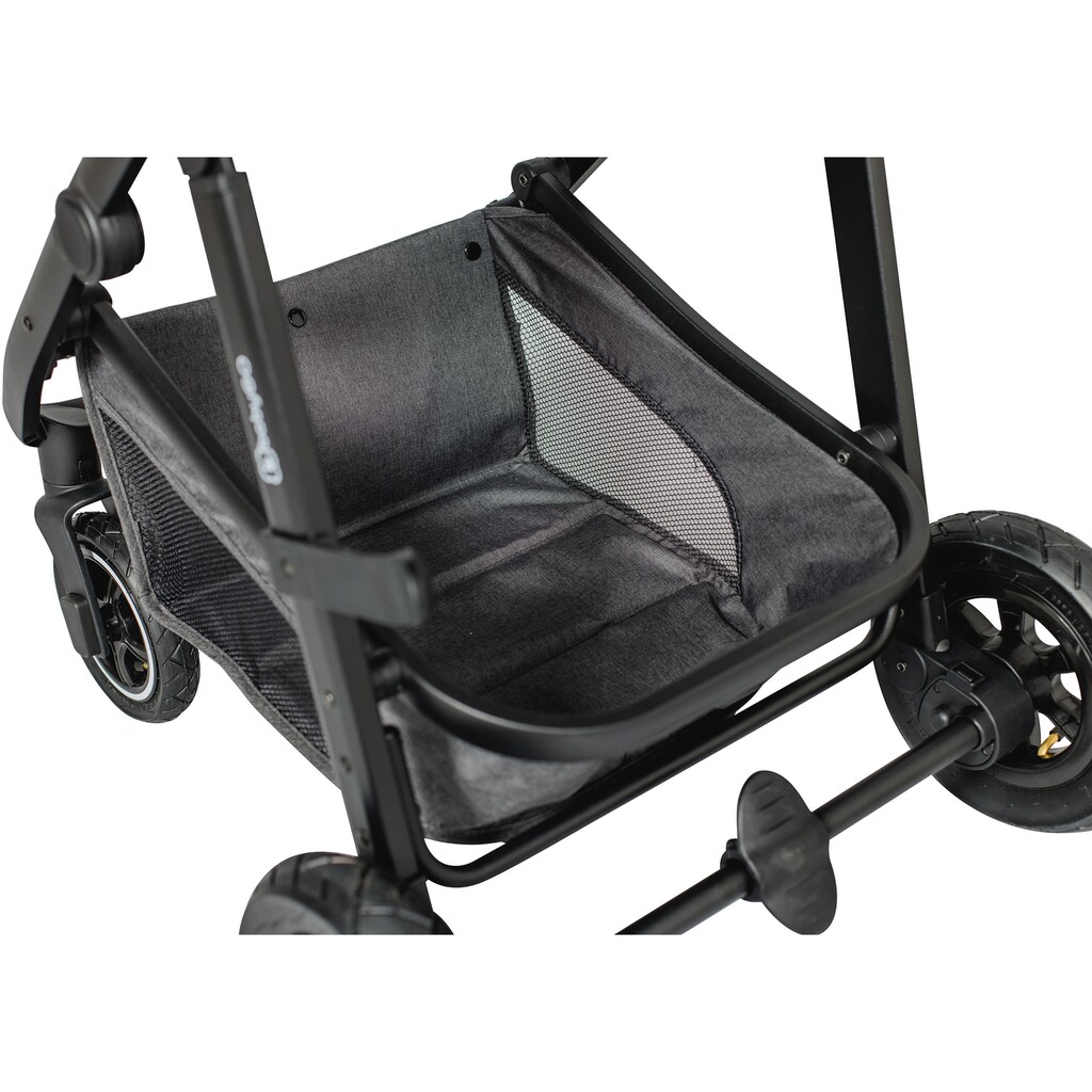 BabyGo Kombi-Kinderwagen »Simplex AIR 3in1, Grey melange«, 15 kg