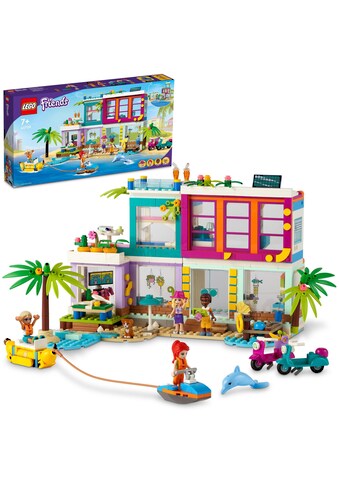 LEGO® Konstruktionsspielsteine »Ferienhaus am Strand (41709), LEGO® Friends«, (686... kaufen