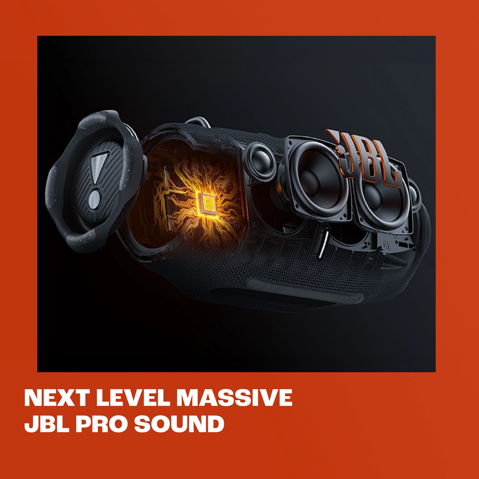 JBL Bluetooth-Lautsprecher »XTREME 4 - tragbarer wasserdichter Lautsprecher mit Schultergurt«, machtiger JBL Pro Sound