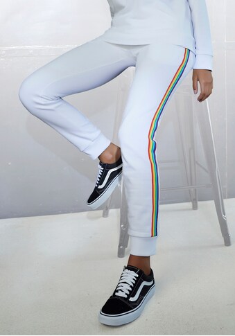 LASCANA Sweatpants »Pride«, mit seitlichem Regenbogen Piping kaufen
