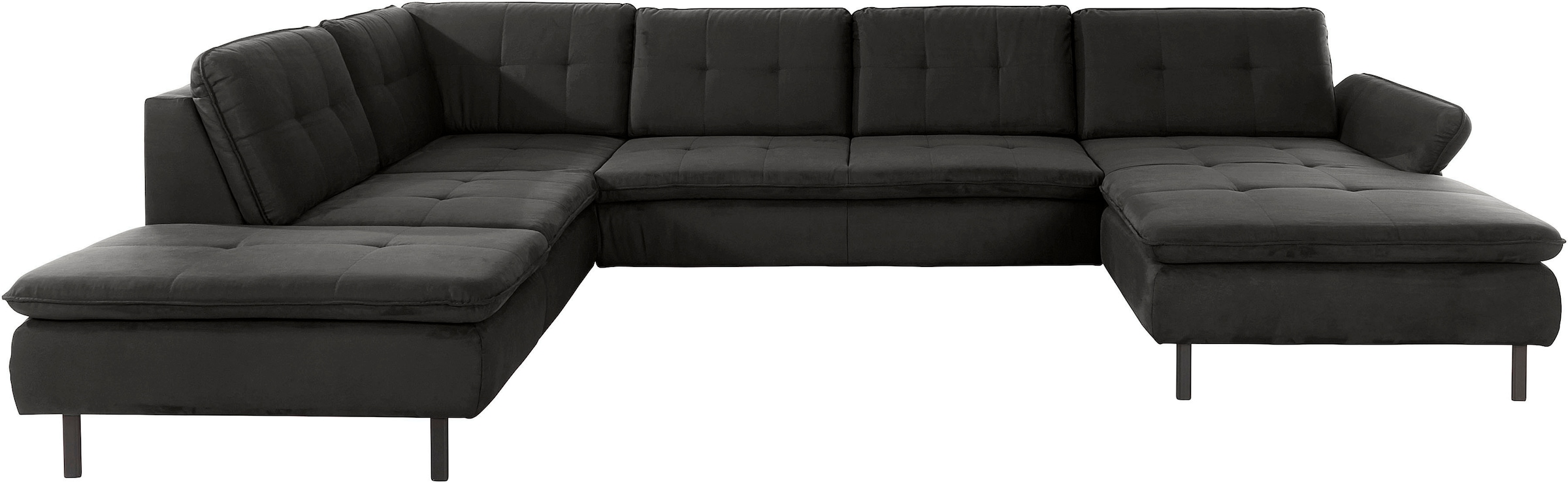 Home affaire Wohnlandschaft »Birkholm U-Form« Armlehnverstellung, auch in Easy Clean Bezug - mit Wasser zu reinigen