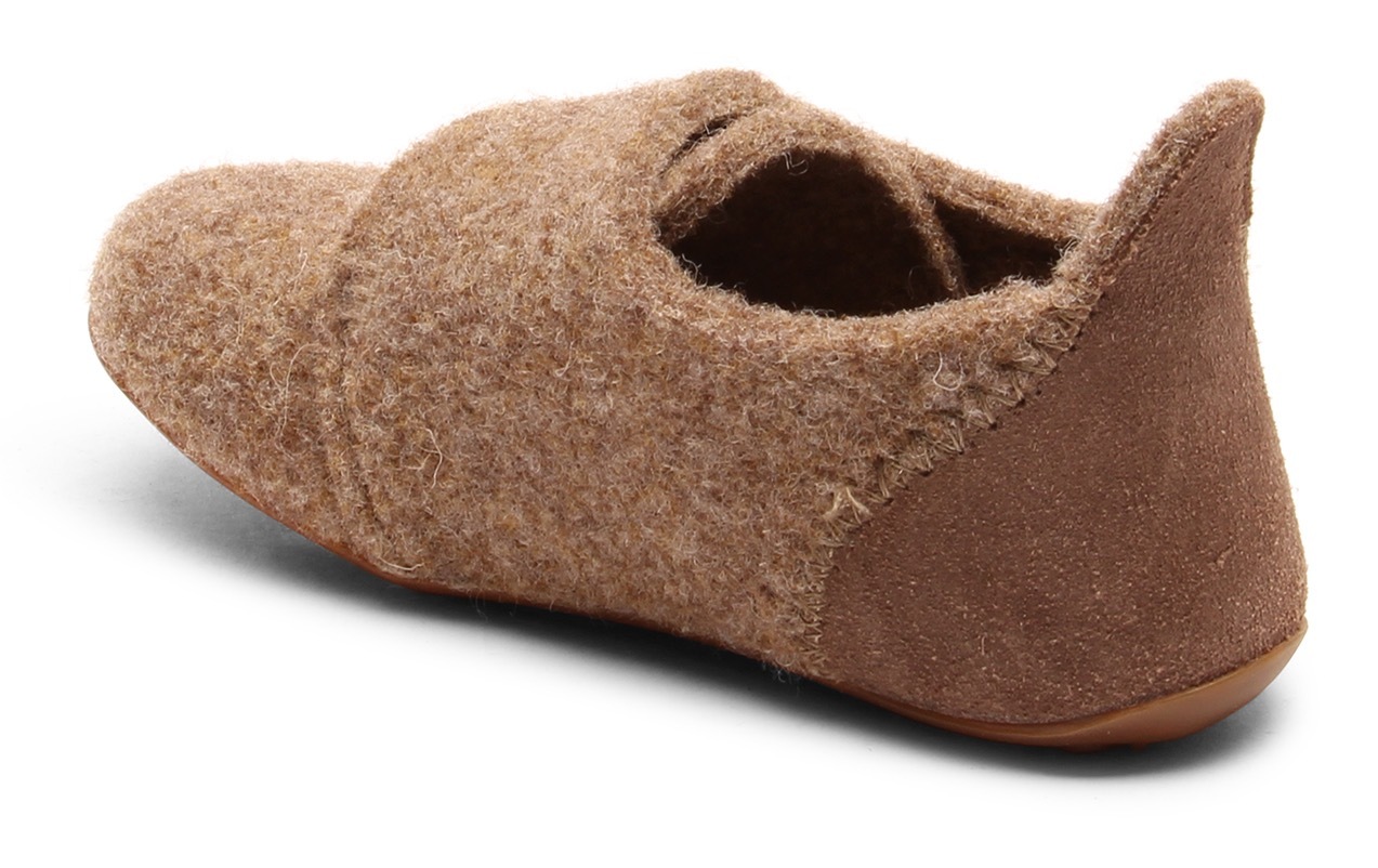 Bisgaard Hausschuh »casual wool«  Klettschuh mit Lammwolle gefüttert, Größenschablone zum Download