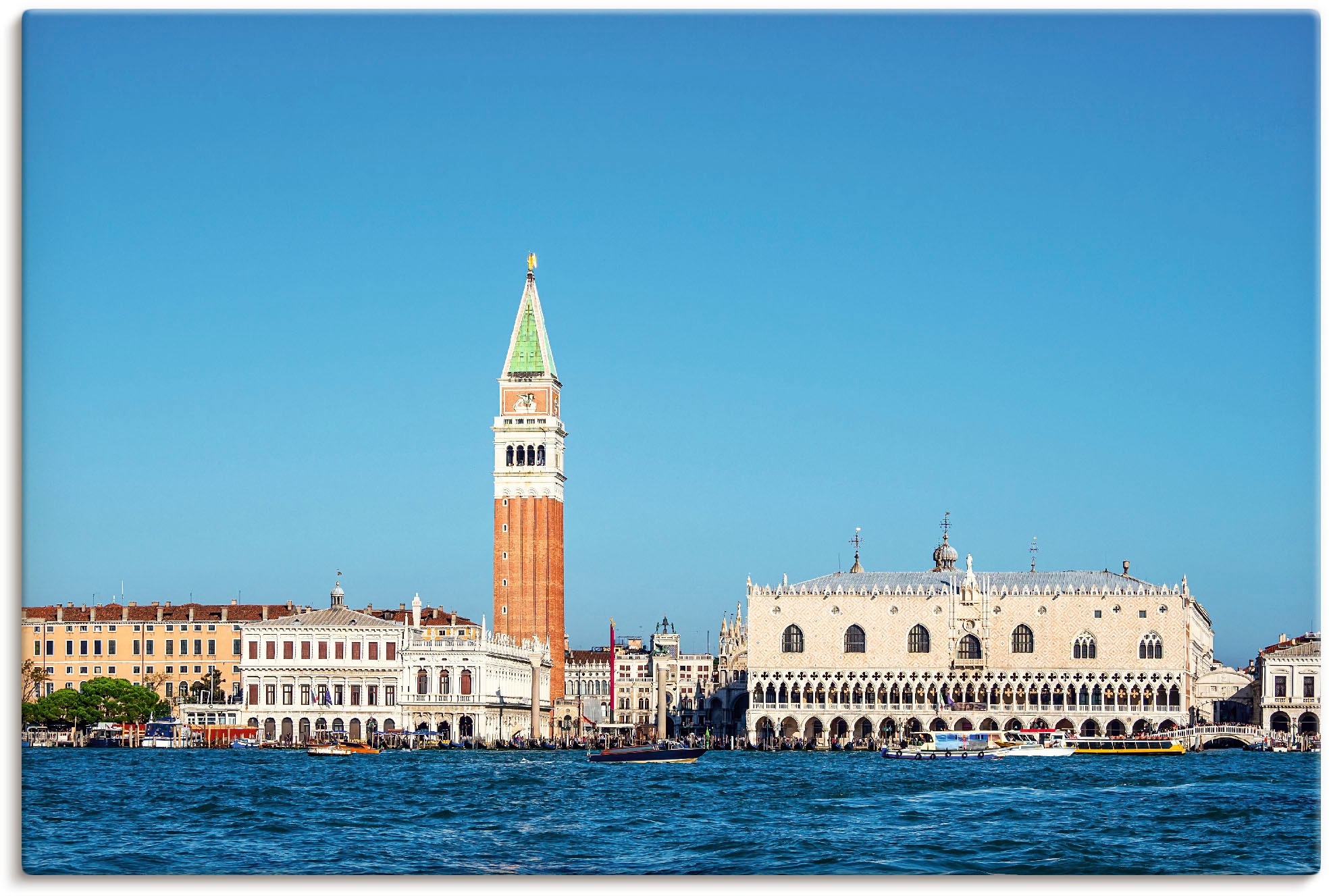 Artland Wandbild »Markusplatz auf oder versch. Größen Venedig«, als kaufen Alubild, Dogenpalast St.), (1 Leinwandbild, mit Poster Rechnung in Wandaufkleber Venedig