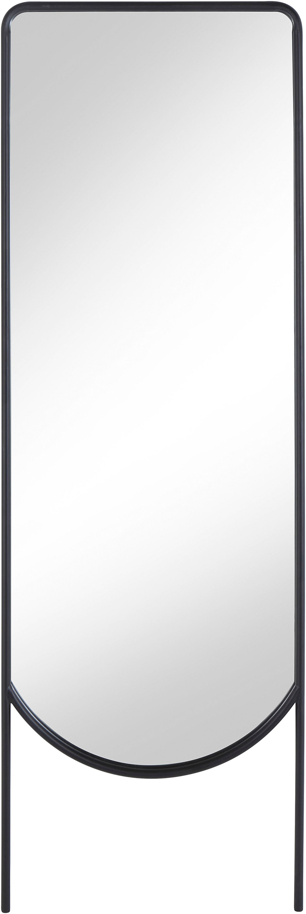 COUCH♥ Standspiegel »gebogener Standspiegel, schwarz«, (1 St.), rechteckig  online kaufen | mit 3 Jahren XXL Garantie