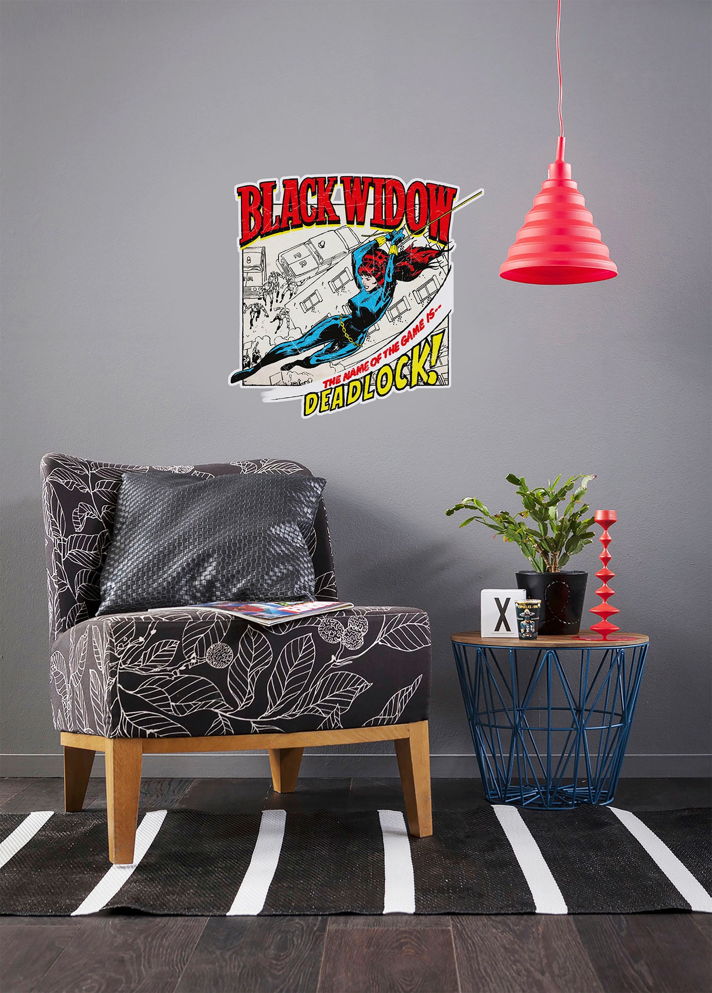 Komar Wandtattoo »Black Widow Comic Classic«, (1 St.), 50x70 cm (Breite x  Höhe), selbstklebendes Wandtattoo online kaufen | mit 3 Jahren XXL Garantie | Kinderzimmer-Wandtattoos
