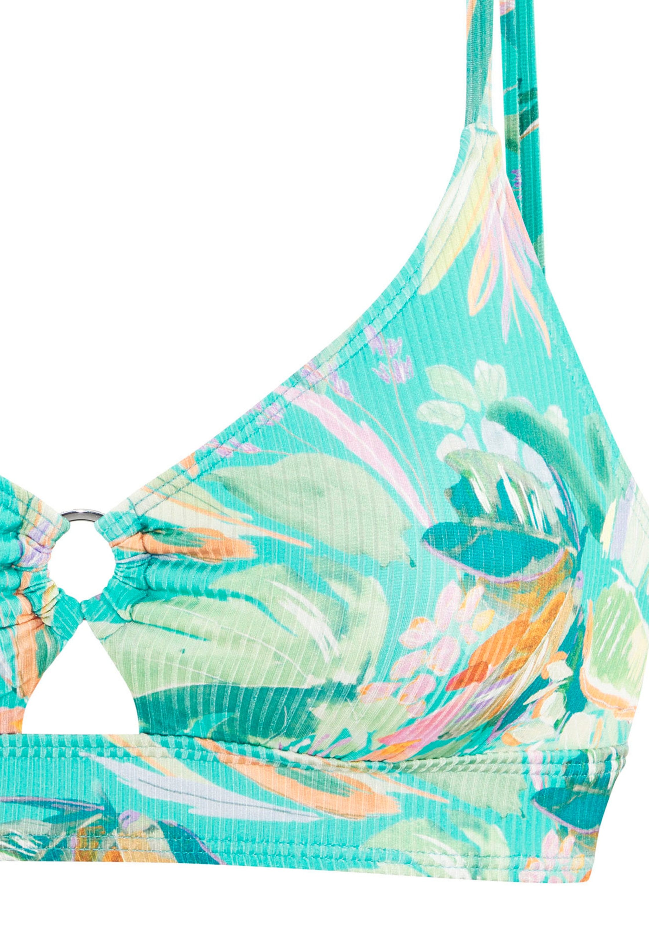 Venice Beach Triangel-Bikini-Top »Sandra«, in modischer, leicht glänzender Rippware