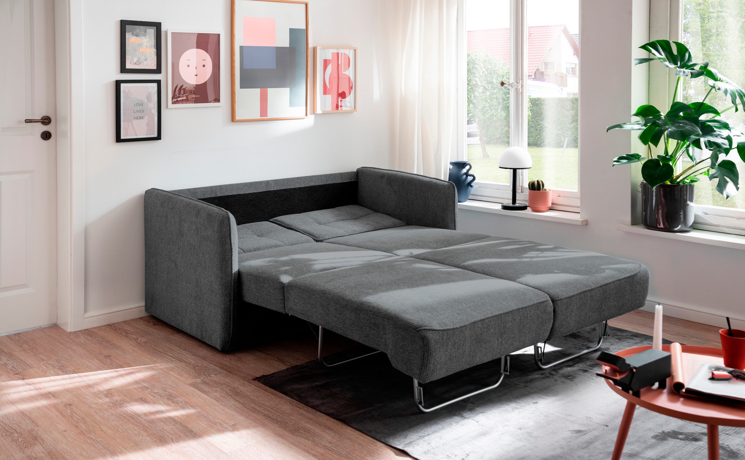 INOSIGN Schlafsofa »Milano«, zwei einzeln ausziehbare Liegefunktionen
