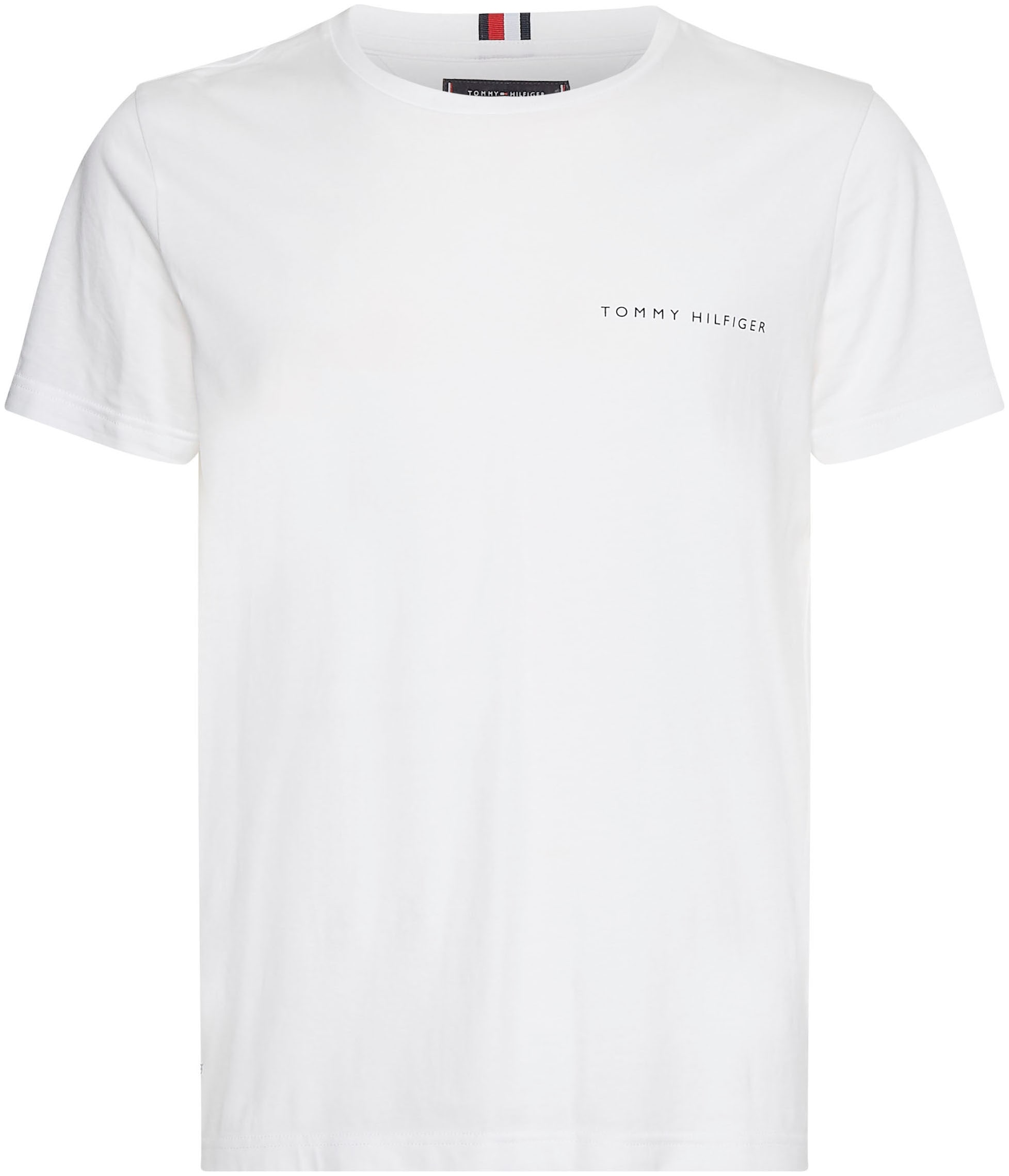 Tommy TEE«, PLACEMENT Hilfiger im Design ♕ schlichten T-Shirt »MULTI bei