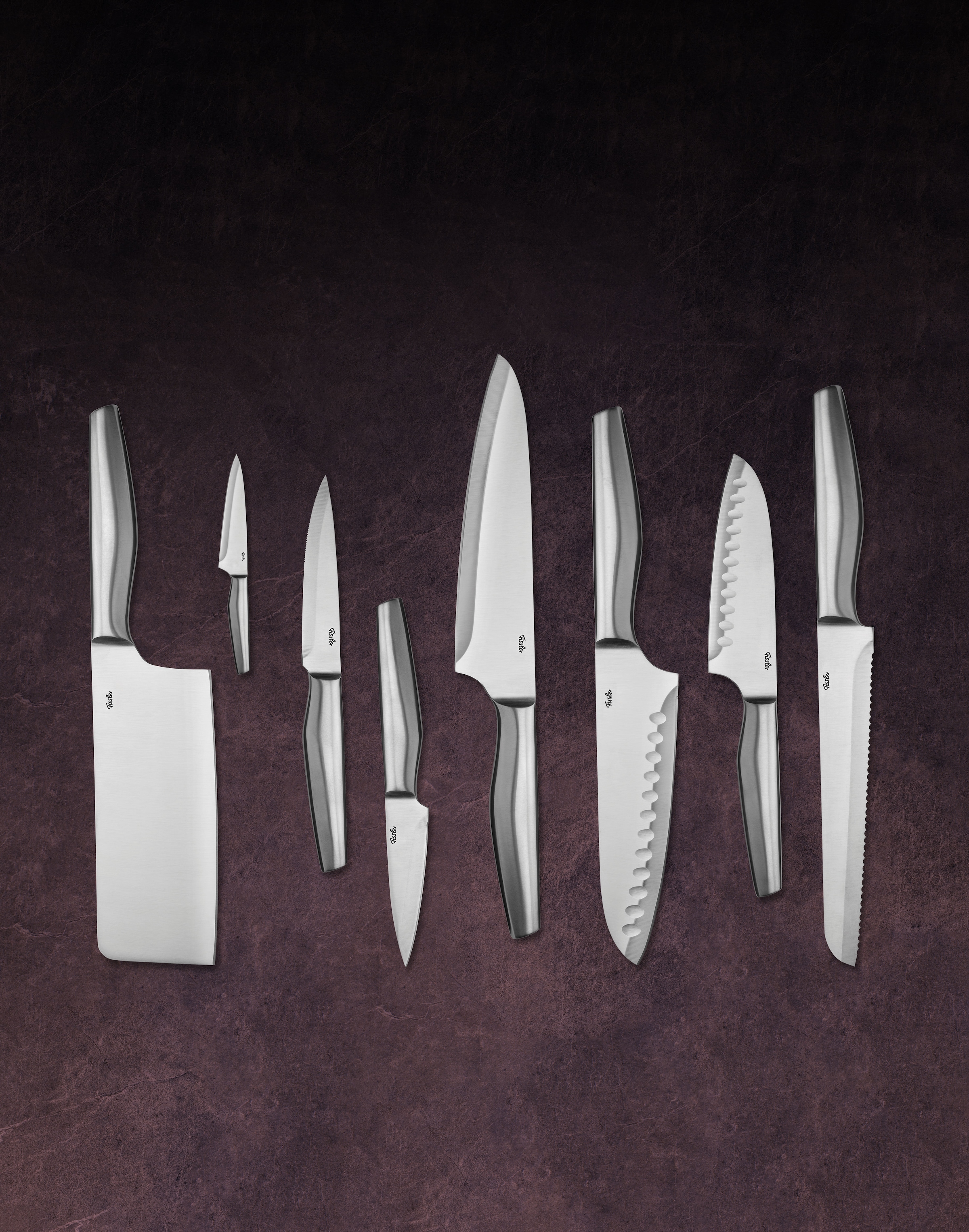 Fissler Schälmesser »Essential« handlich, Halbkropf, gerade Schneide, gewölbter Klingenrücken