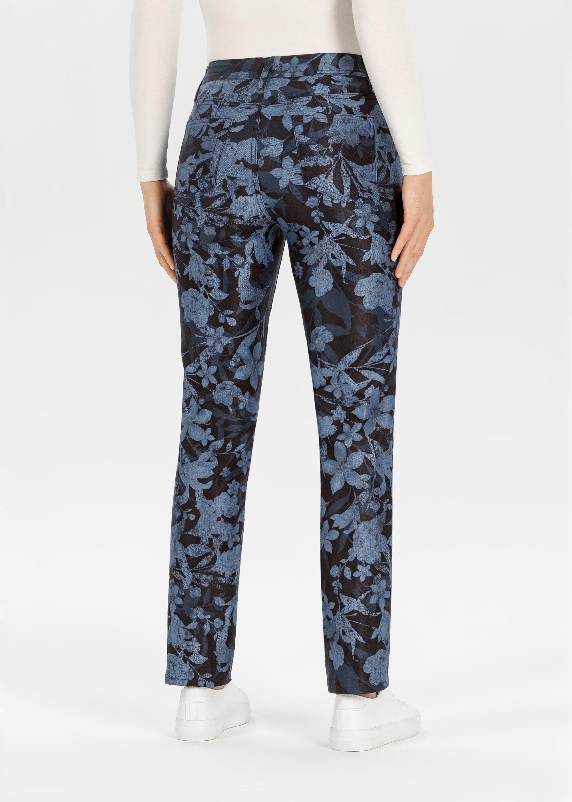 Stehmann Taillenhose, mit All-Over Print