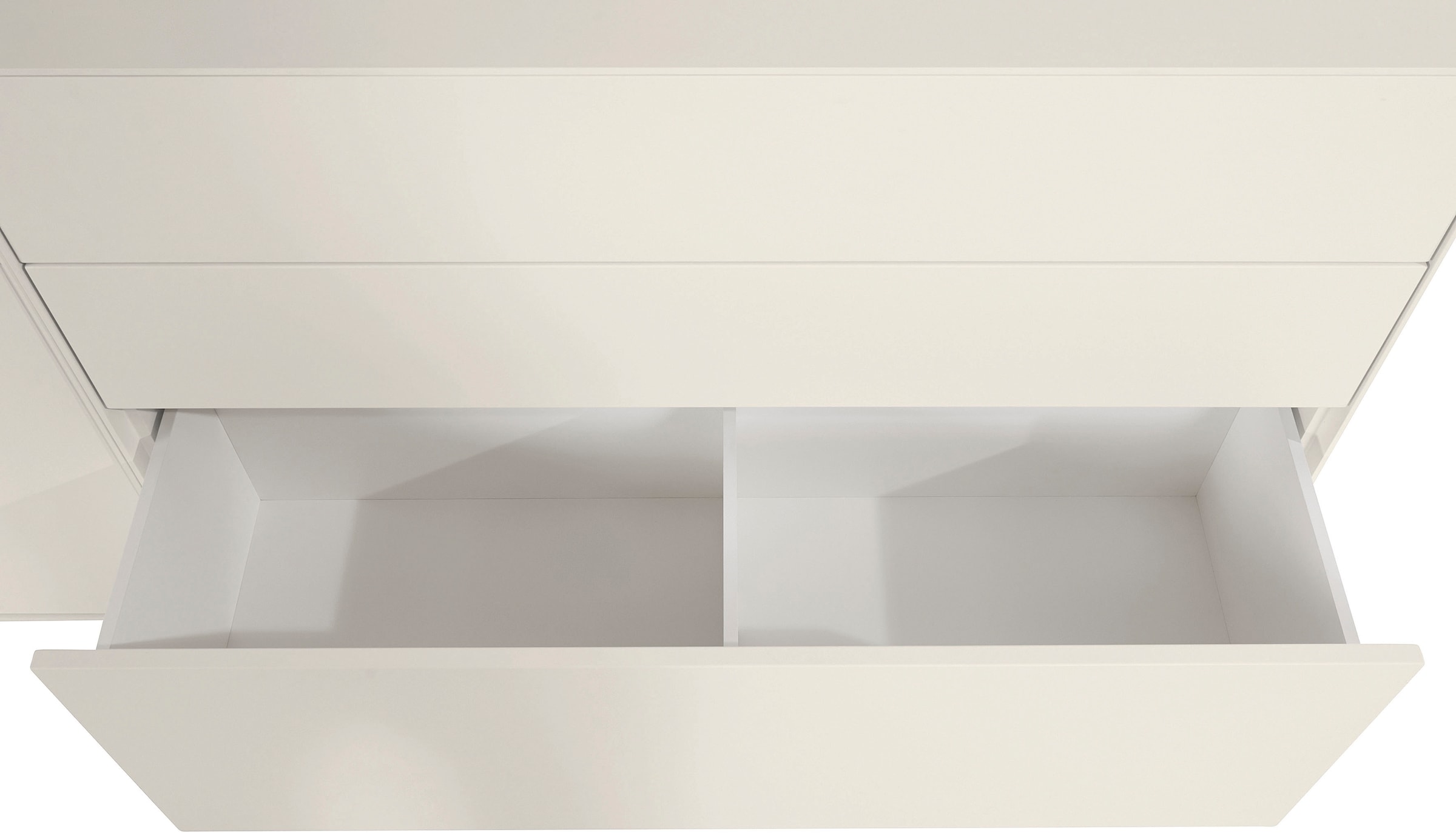 LeGer Home by Lena Gercke Sideboard »Essentials«, (2 St.), Breite: 224cm, MDF lackiert, Push-to-open-Funktion
