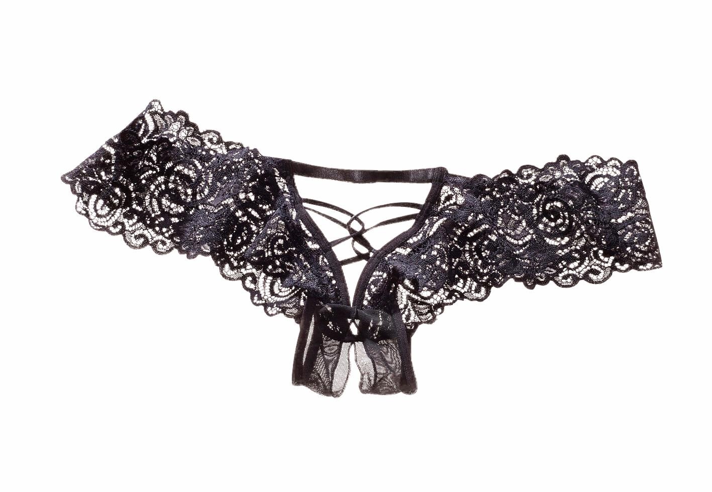 petite fleur gold Panty-Ouvert , aus schöner transparenter Spitze