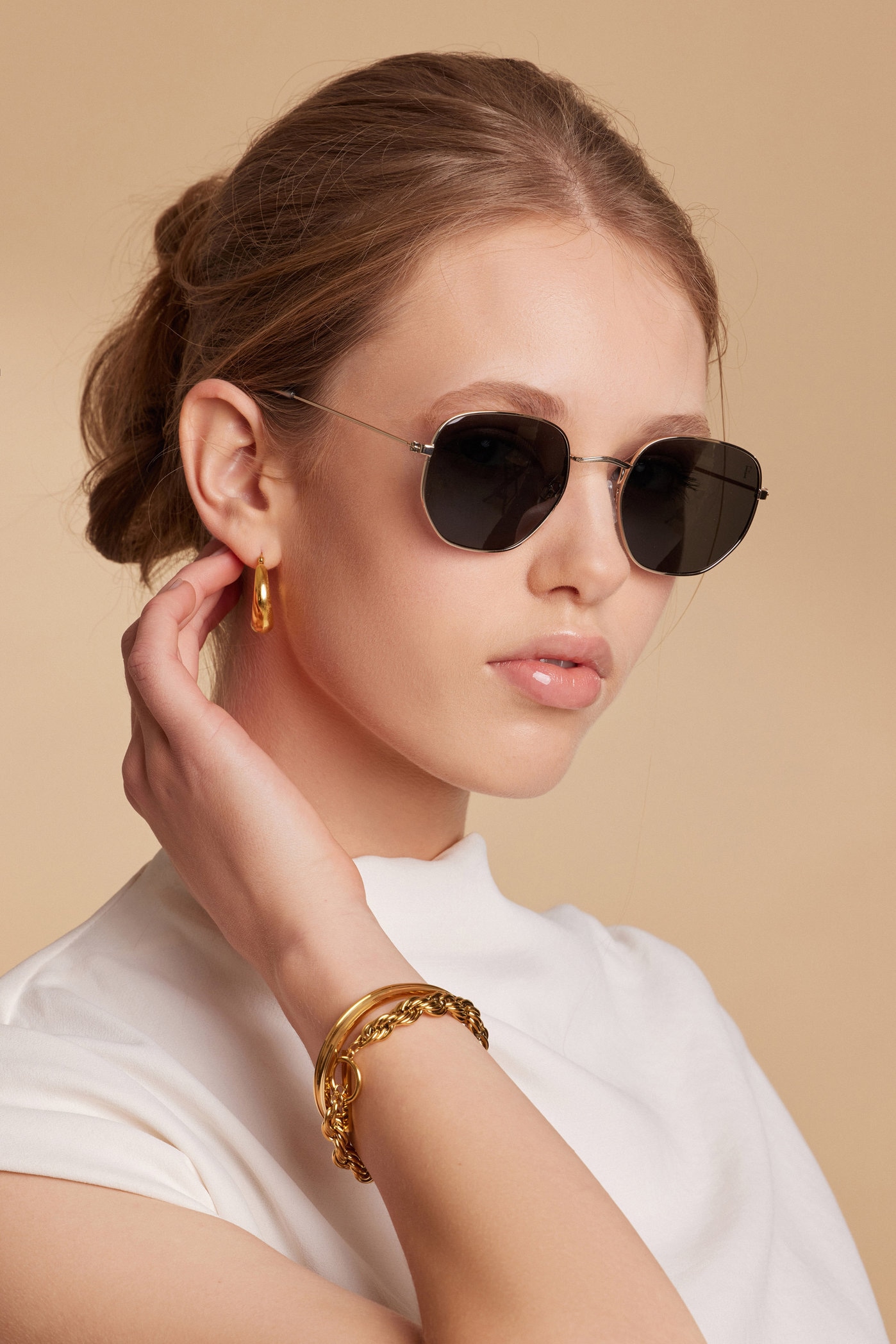 ISABELLA FORD Sonnenbrille »FA05-02« Glas 0,74 mm, polarisierte Gläser, UV400, CAT3.0