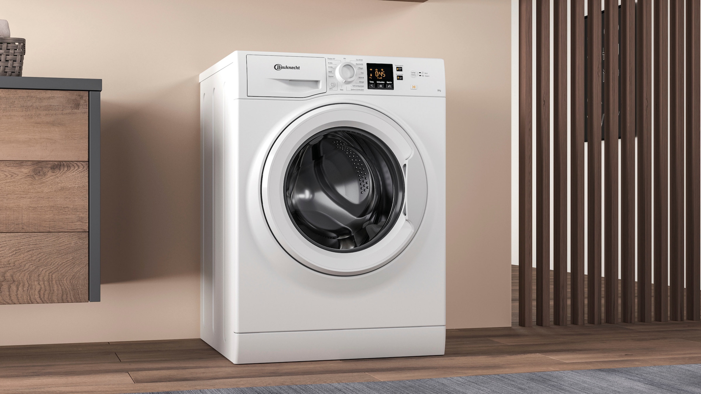 BAUKNECHT Waschmaschine »WAM 814 A«, 8 kg, 1400 U/min, Digital Motion-Technologie